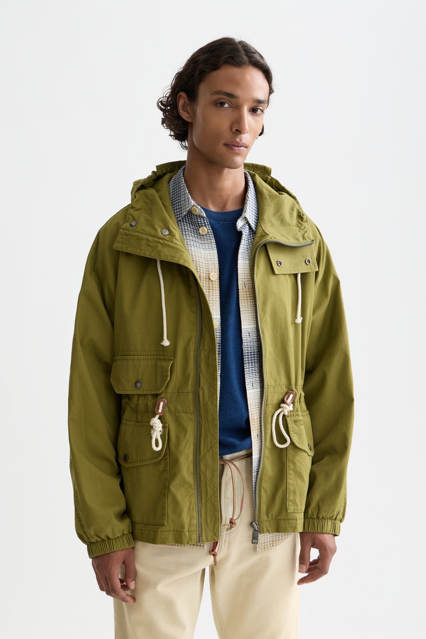 HERITAGE SMOCK JACKET DARK BEIGE 1
