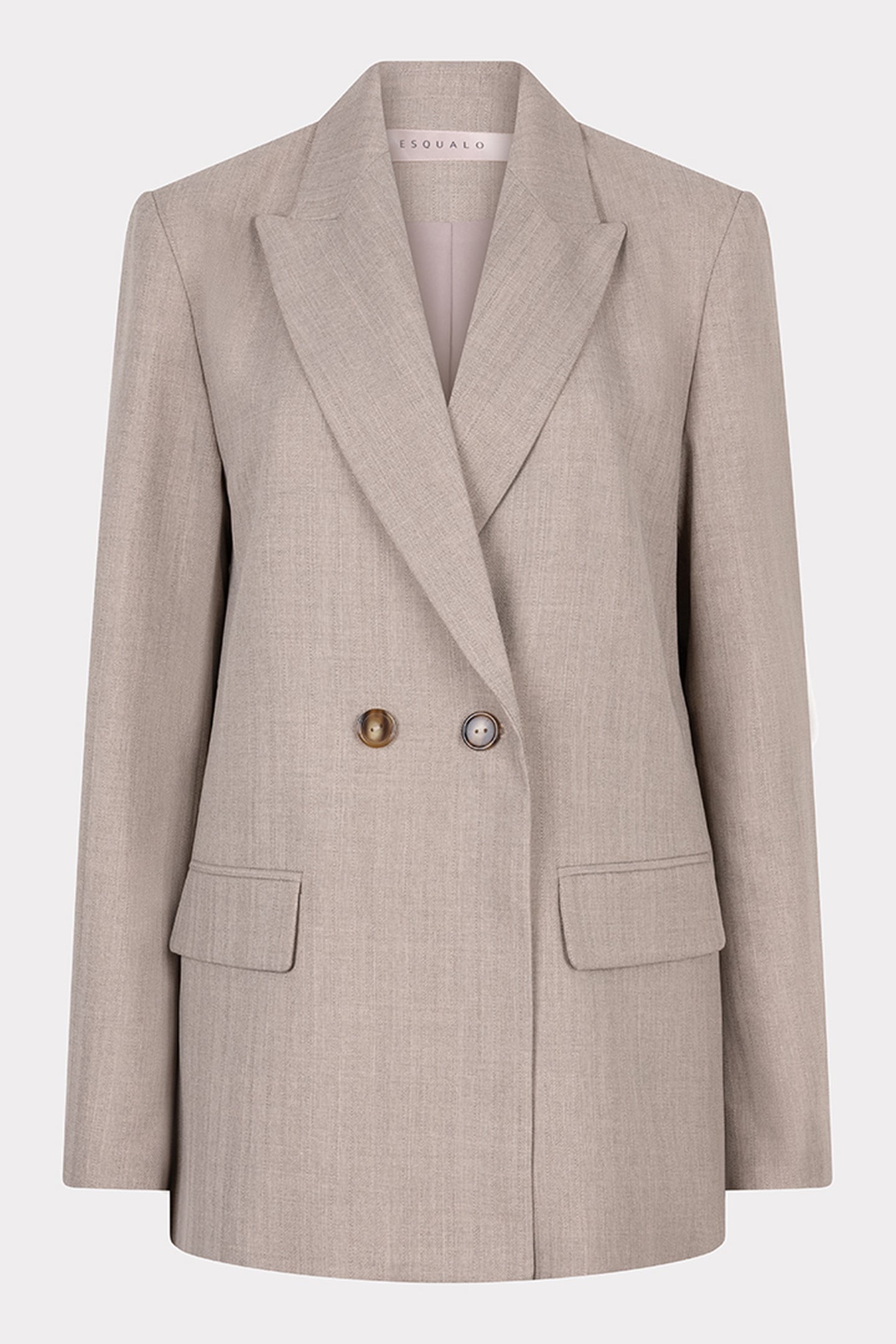 BLAZER DOUBLE BREASTED MELANGE TAUPE MELANGE 5