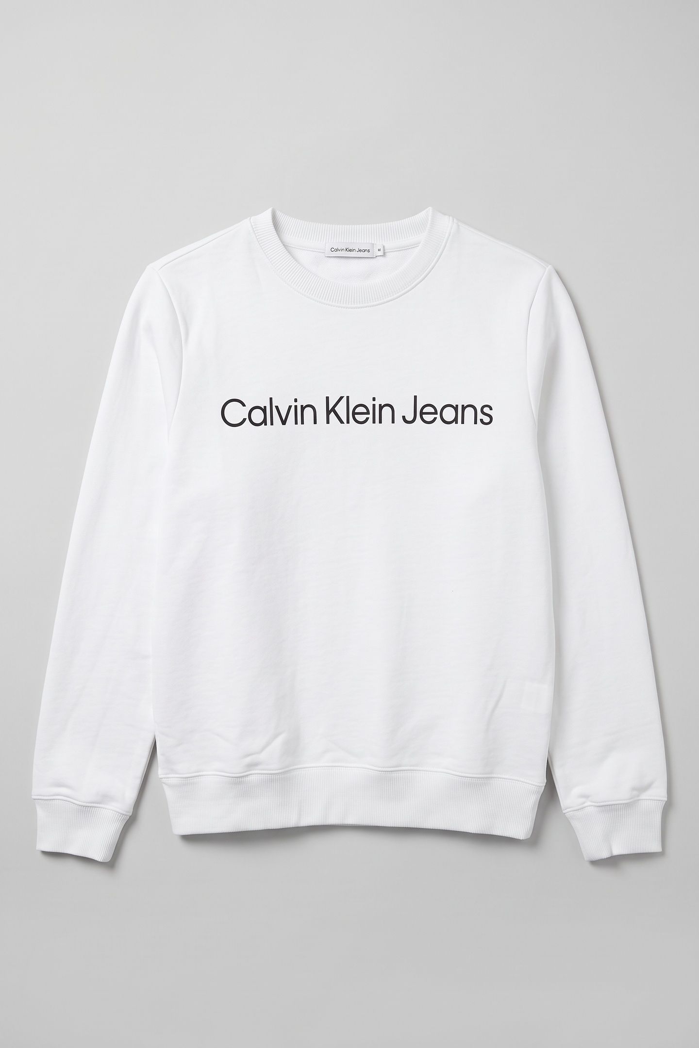 UNISEX INST LOGO REGULAR CREW BRIGHT WHITE 2