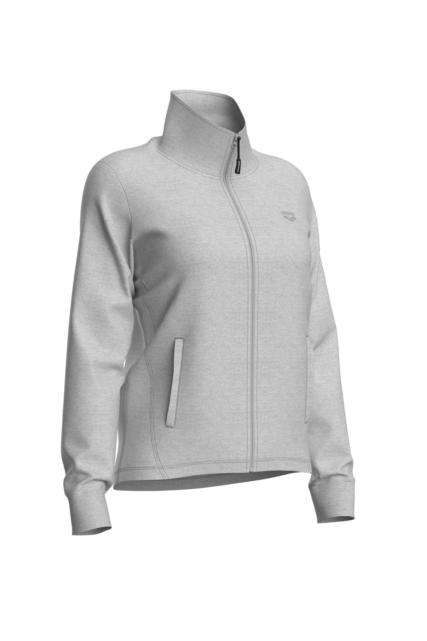 TEAM ESSENTIAL JACKET MEDIUM GREY HEATHER 3