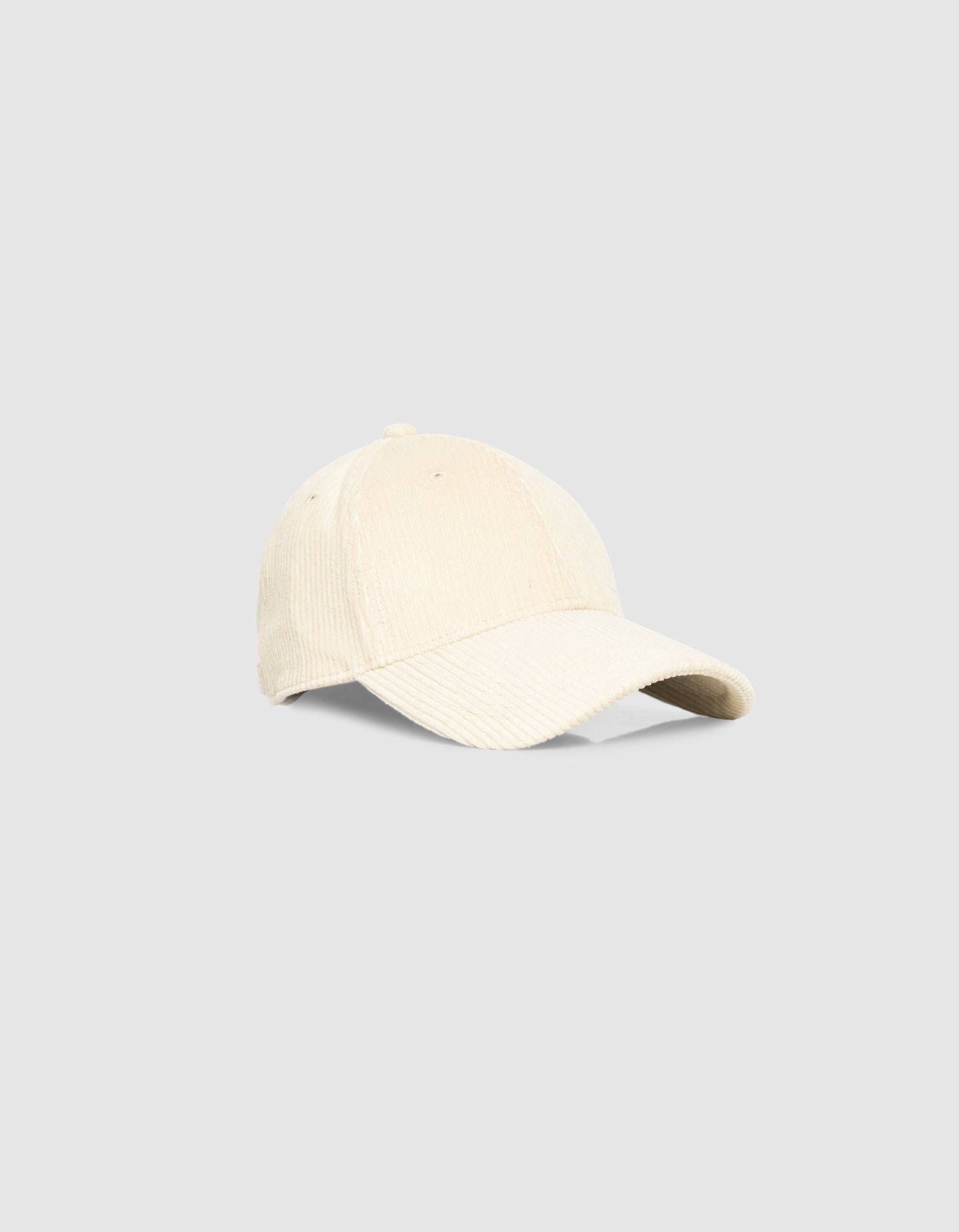 ECRU CORDUROY CAP 5