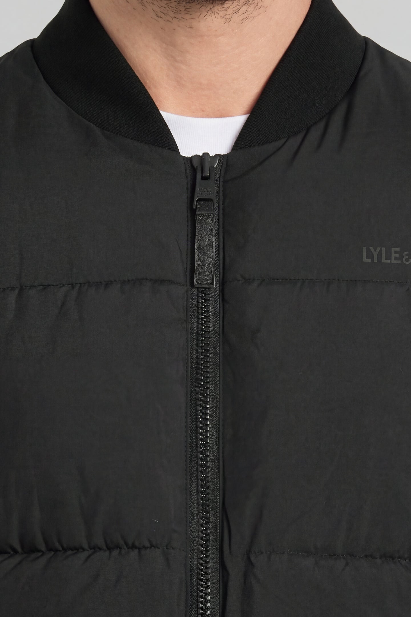 PUFFER BOMBER JACKET JET BLACK 7