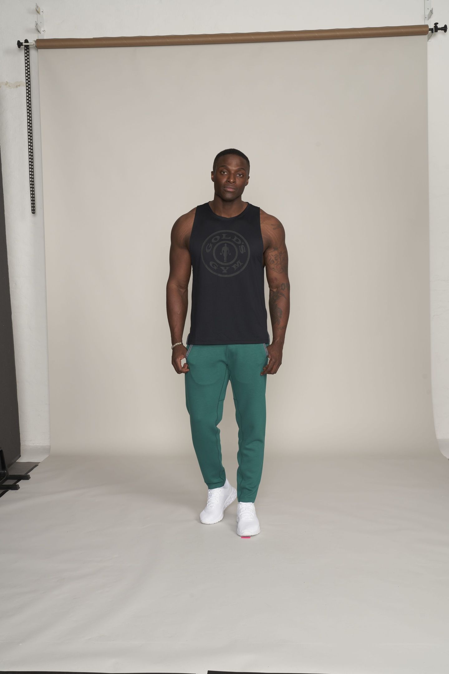 MENS TANKTOP - PIERCE BLACK 1