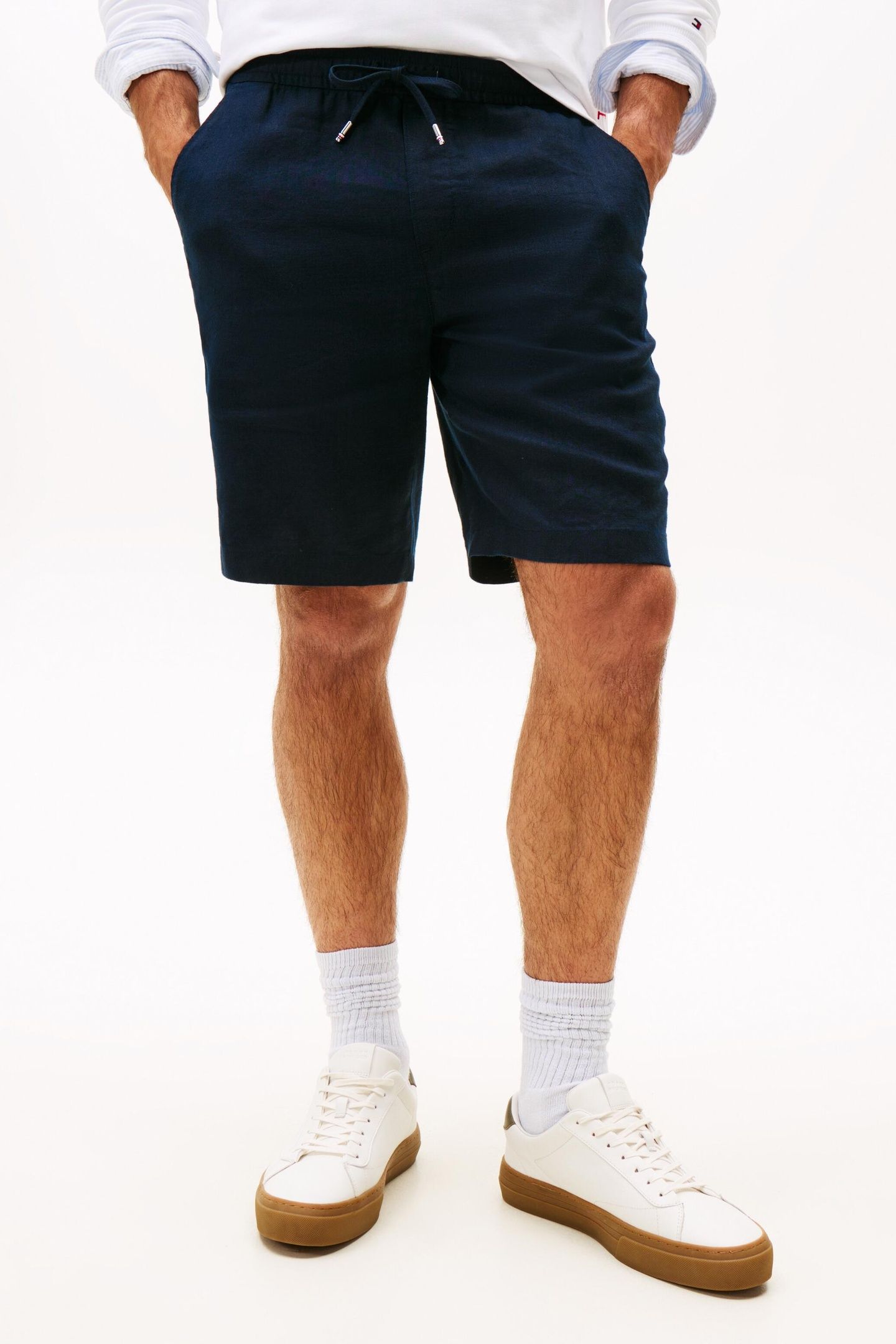 HARLEM PO LINEN SHORT DESERT SKY 1