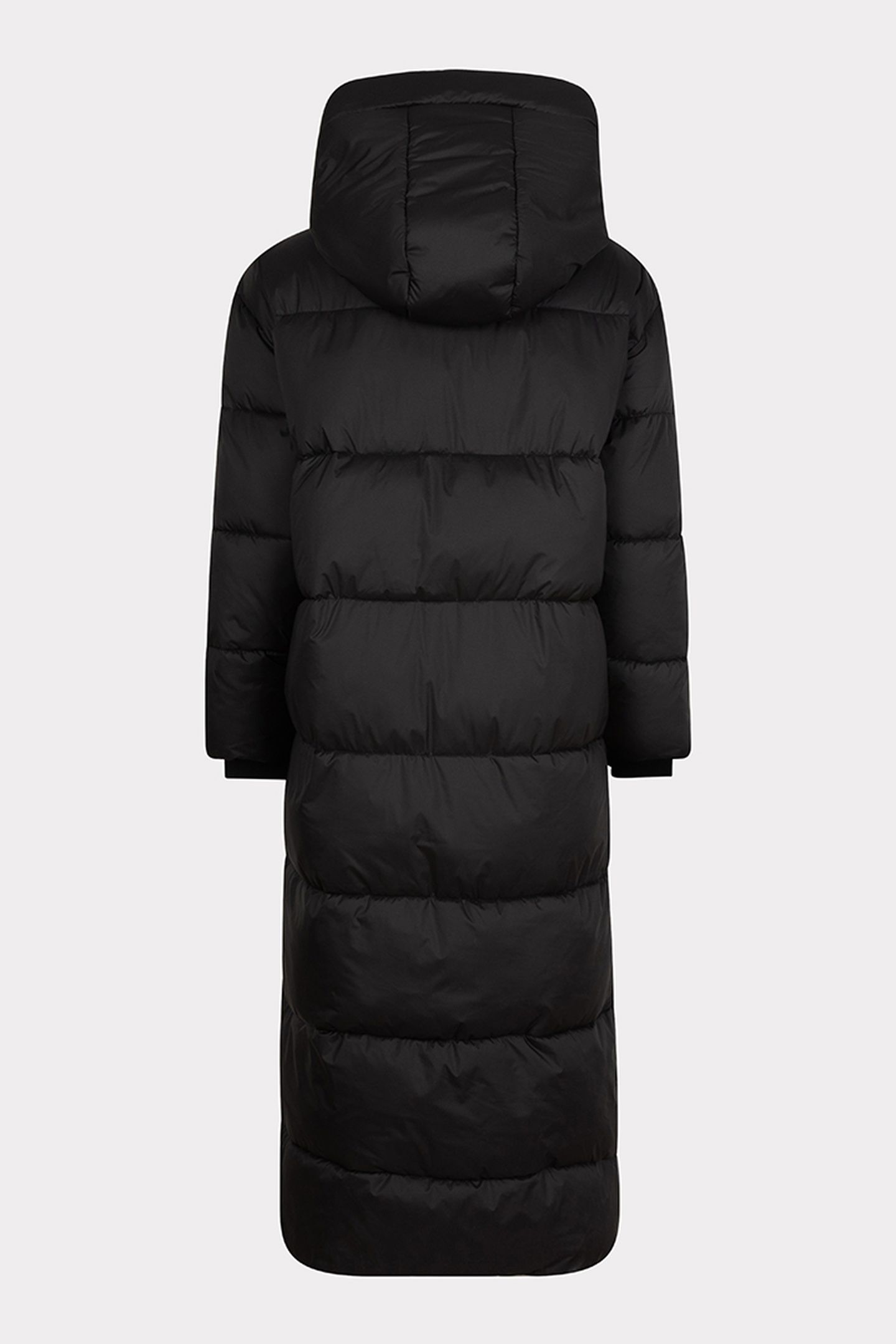COAT LONG HOODED PUFFER BLACK 6