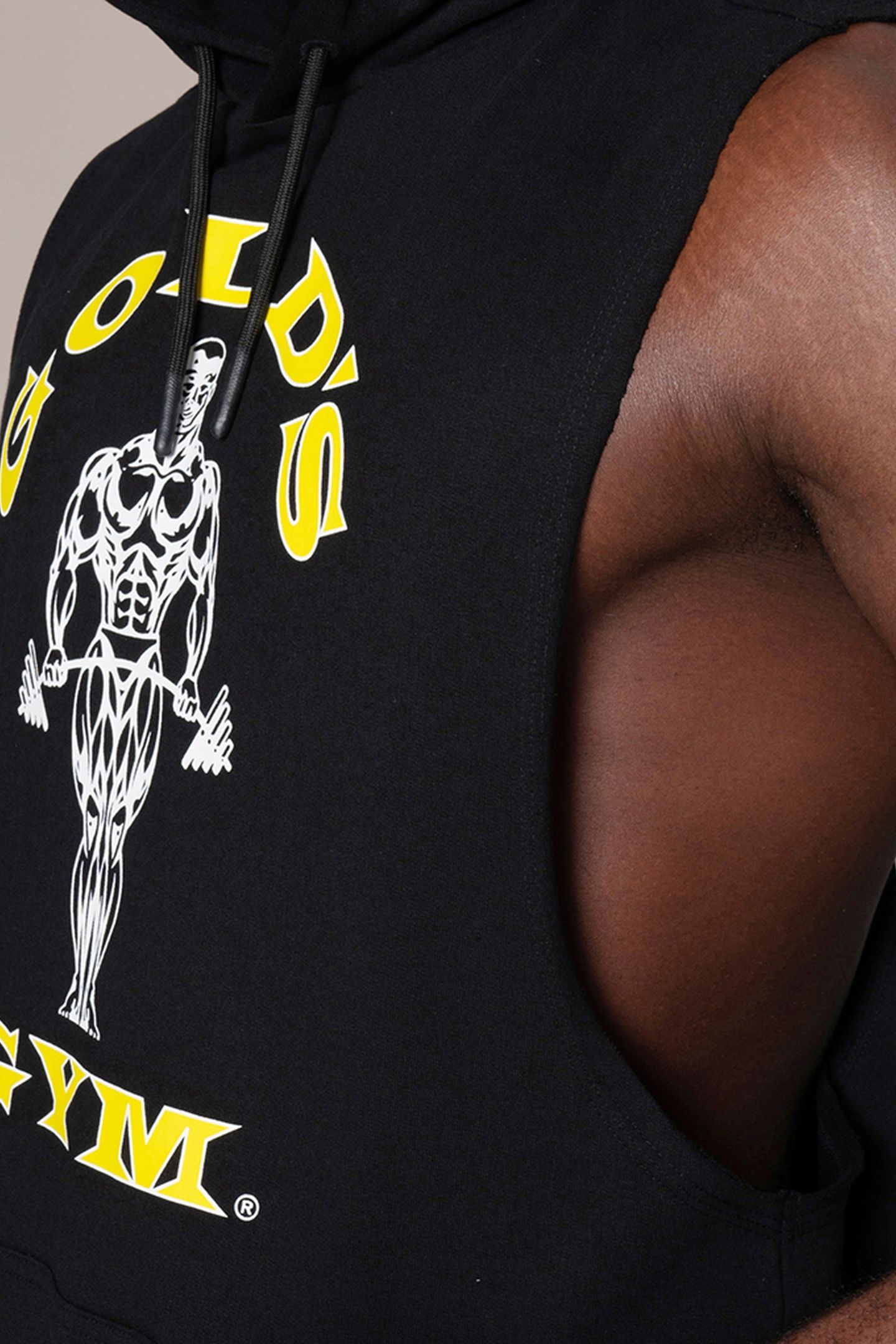 MUSCLE JOE SLEEVELESS HOODIE GREY 5