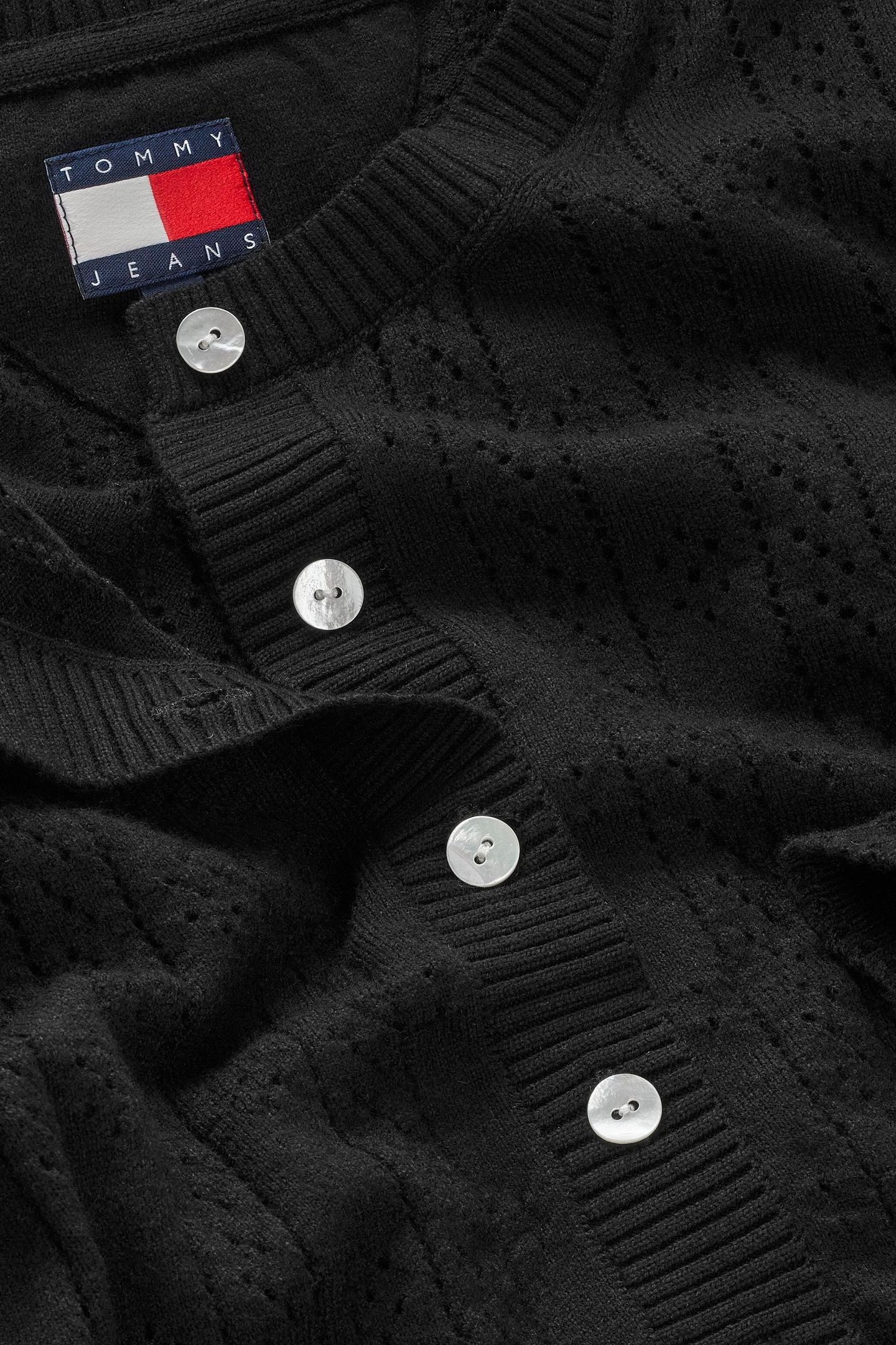 TJW POINTELLE CREW NECK BLACK 6