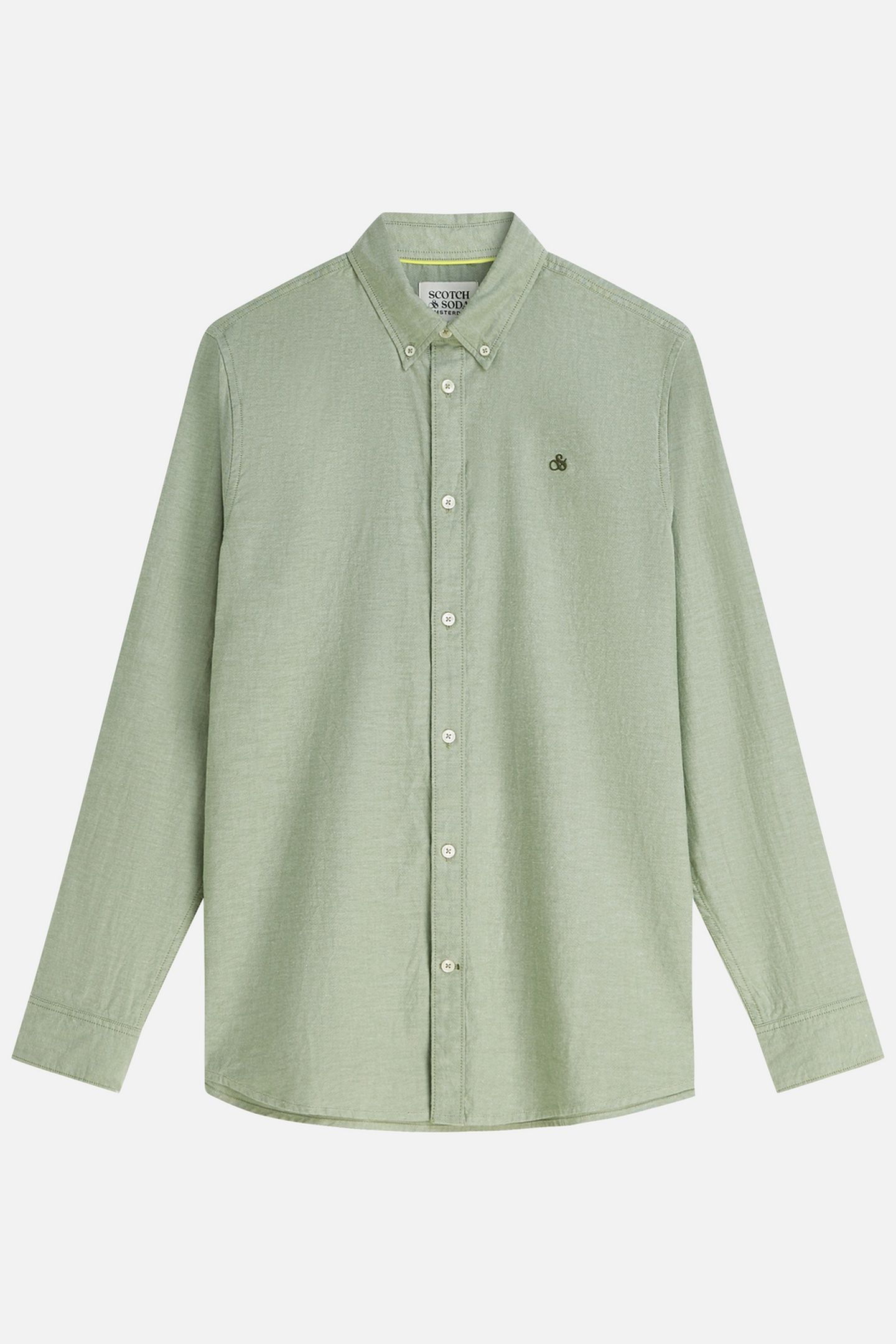 SEASONAL CORE OXFORD SOLID REGULARFIT SHIRT DARK GREEN 1