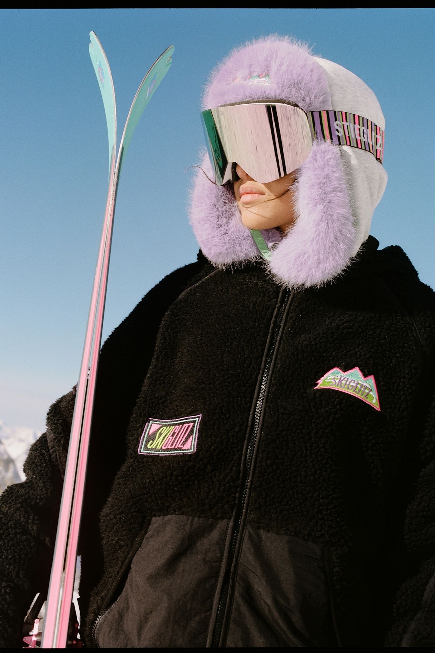 SKIGLITZ BOMBER AVIATOR HAT GREEN 2