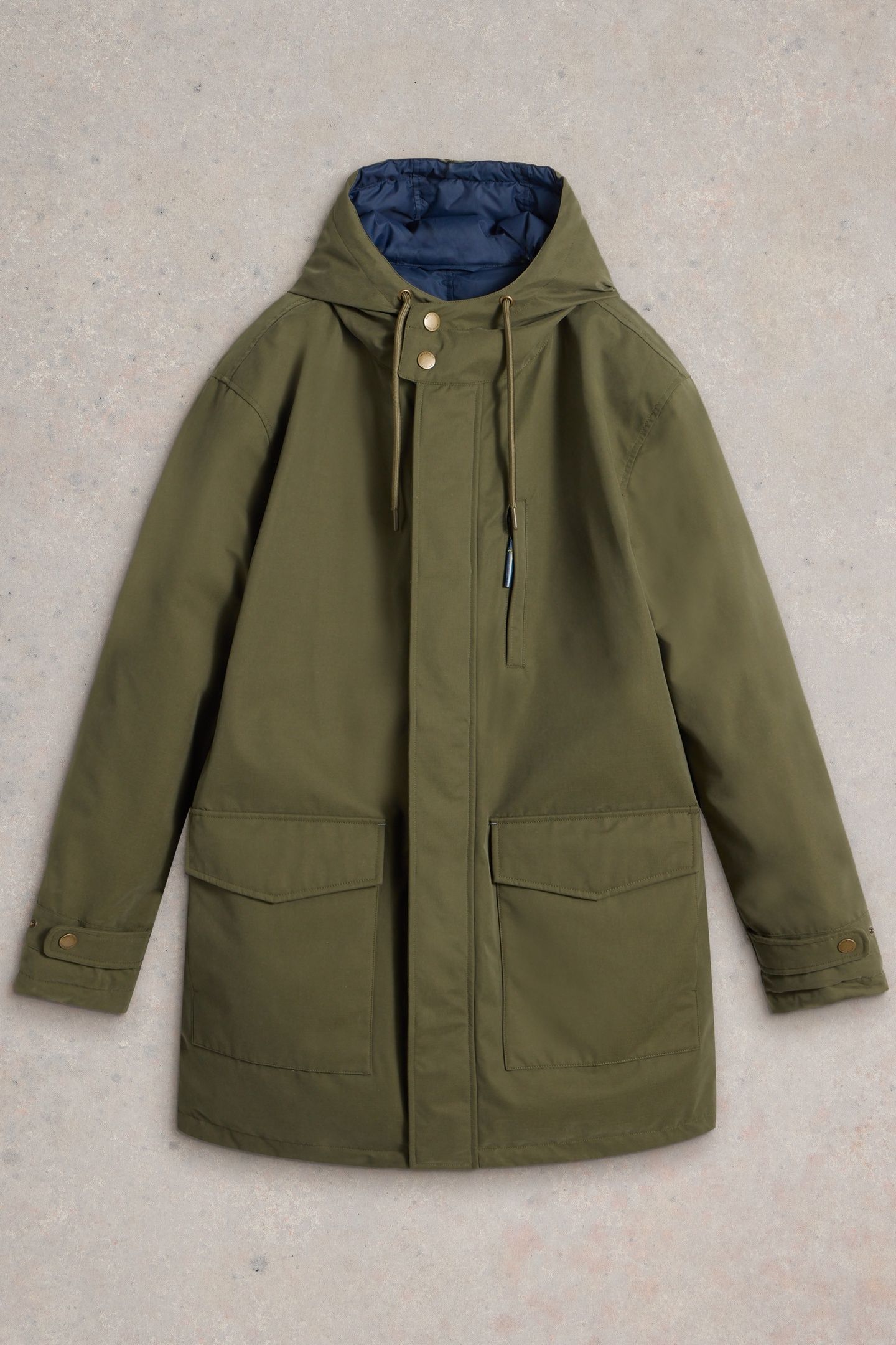 REVERSIBLE PARKA KHAKI GRN 4