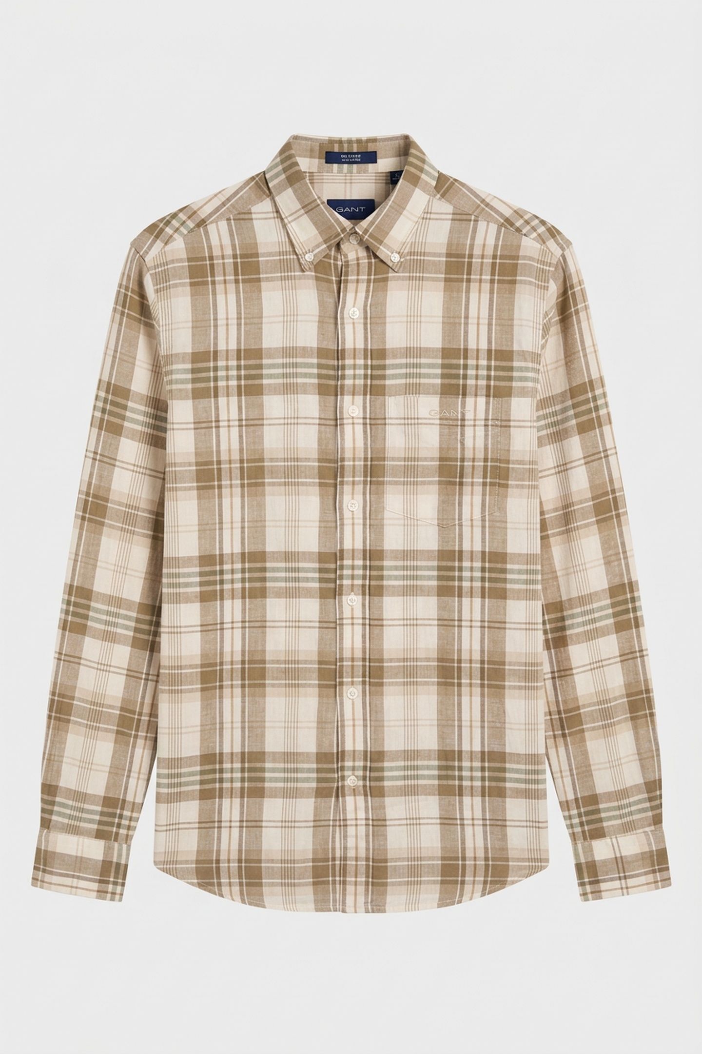REG COTTON LINEN MADRAS CHECK CREAMED WHITE 3