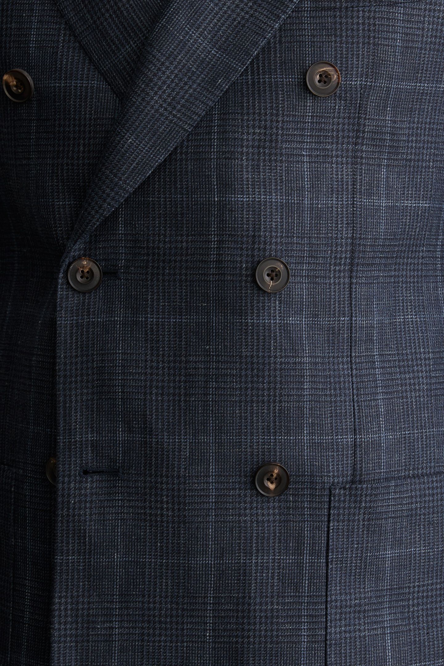 DB PEAK PRINCE OF WALES CHECK BLAZER NAVY 5