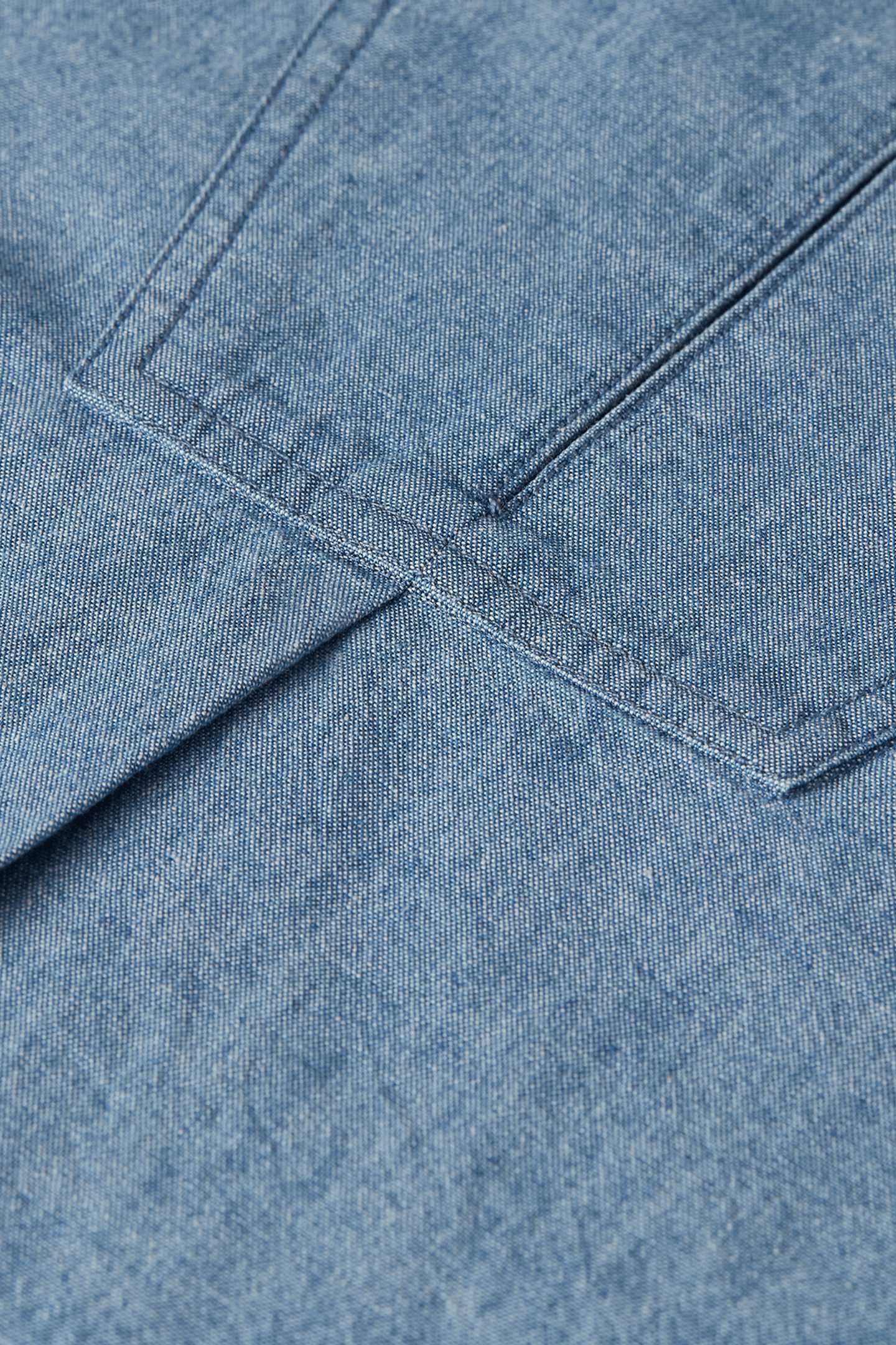 DENIM BIB SHIRT BLUE MOON 7