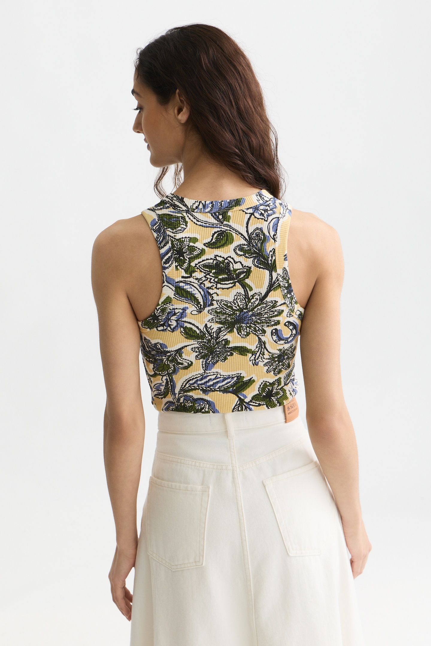 ALL OVER PRINTED TANK LUCKY BANDANA MULTI PARSNIP 2