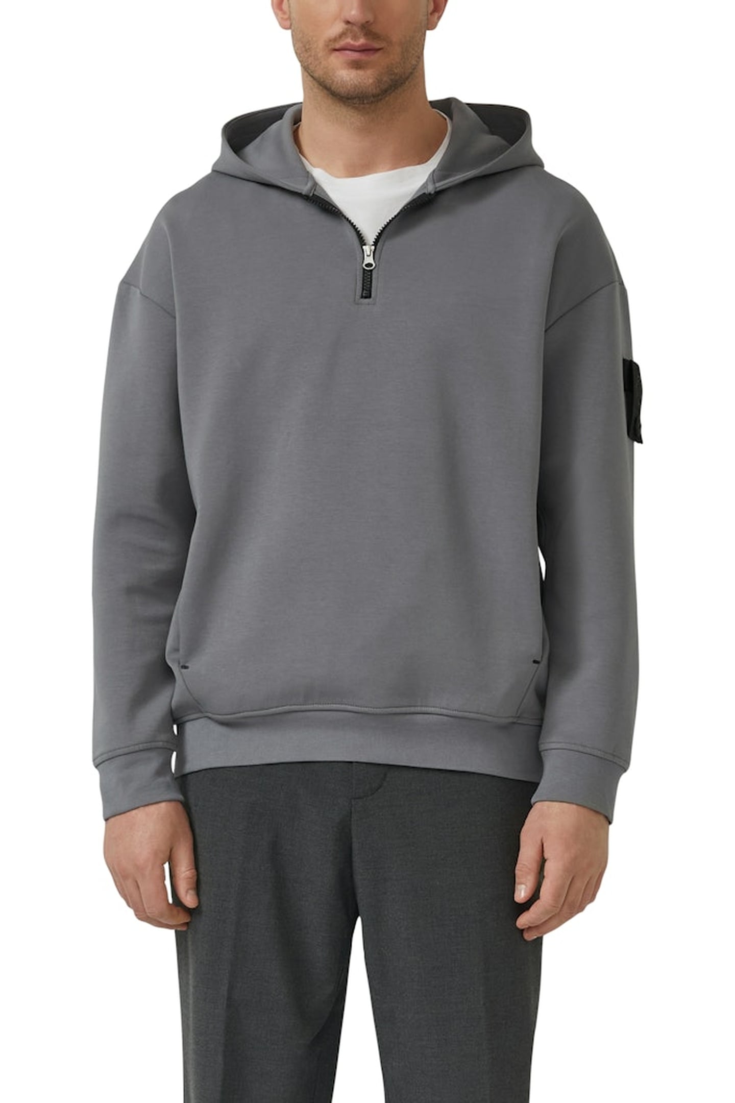 S.OLIVER SWEATSHIRTS GREY/BLACK 1