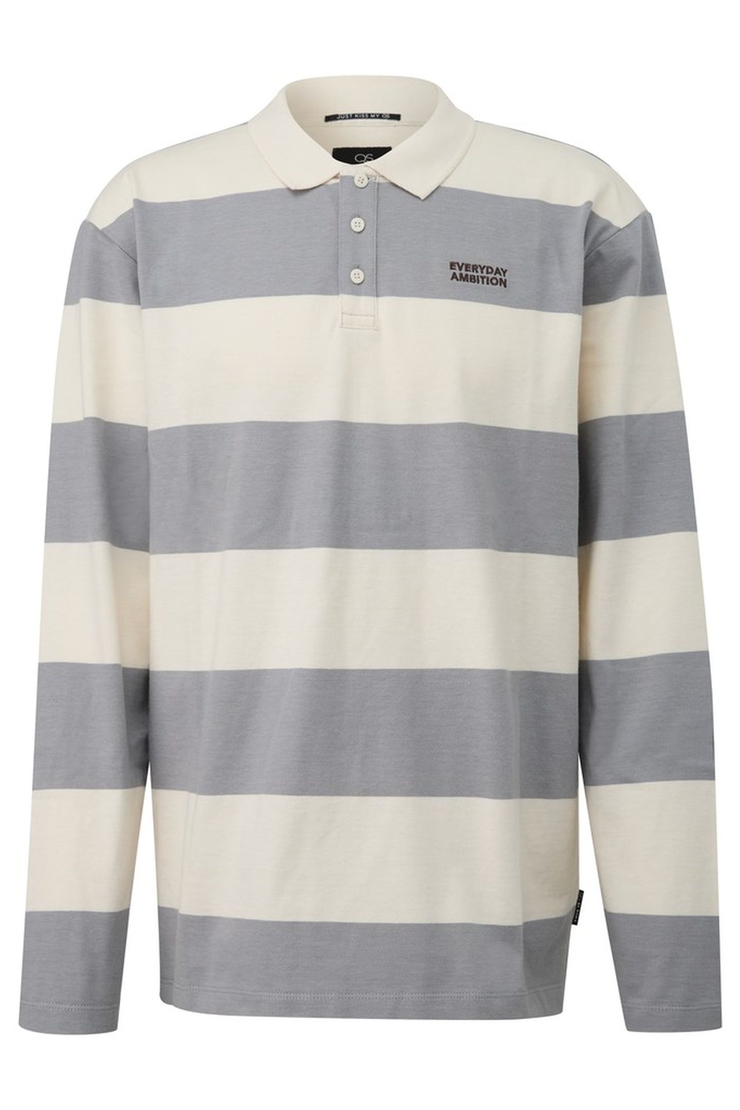 S.OLIVER-QS POLOSHIRTS GREY/BLACK 4