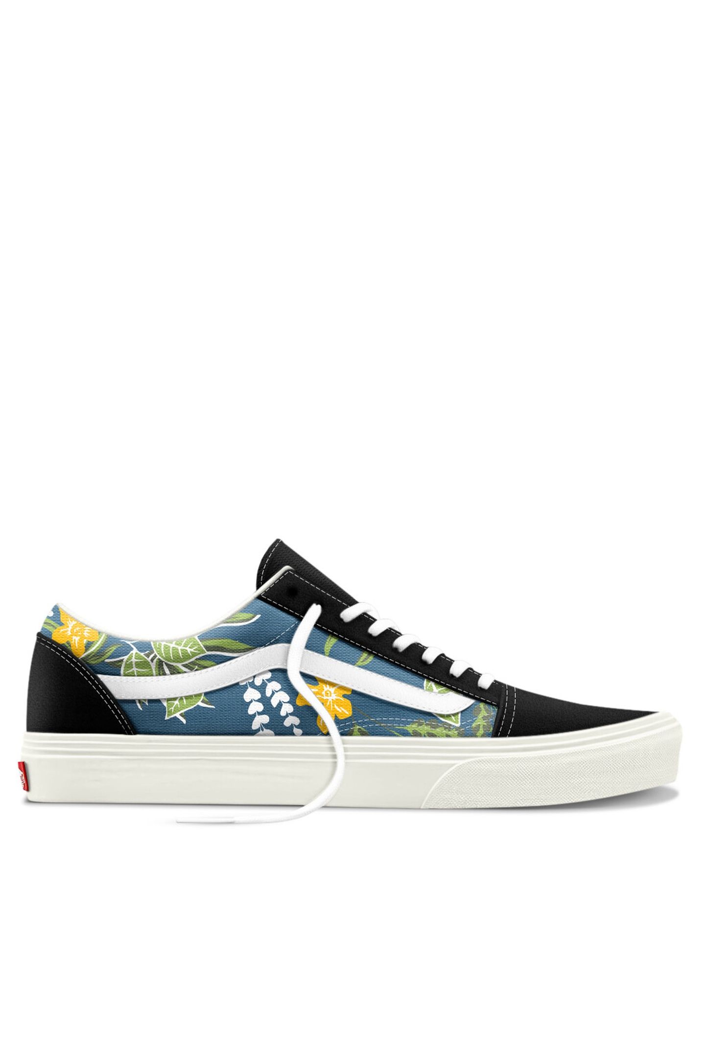 UNISEX OLD SKOOL FLORAL NAVY 1