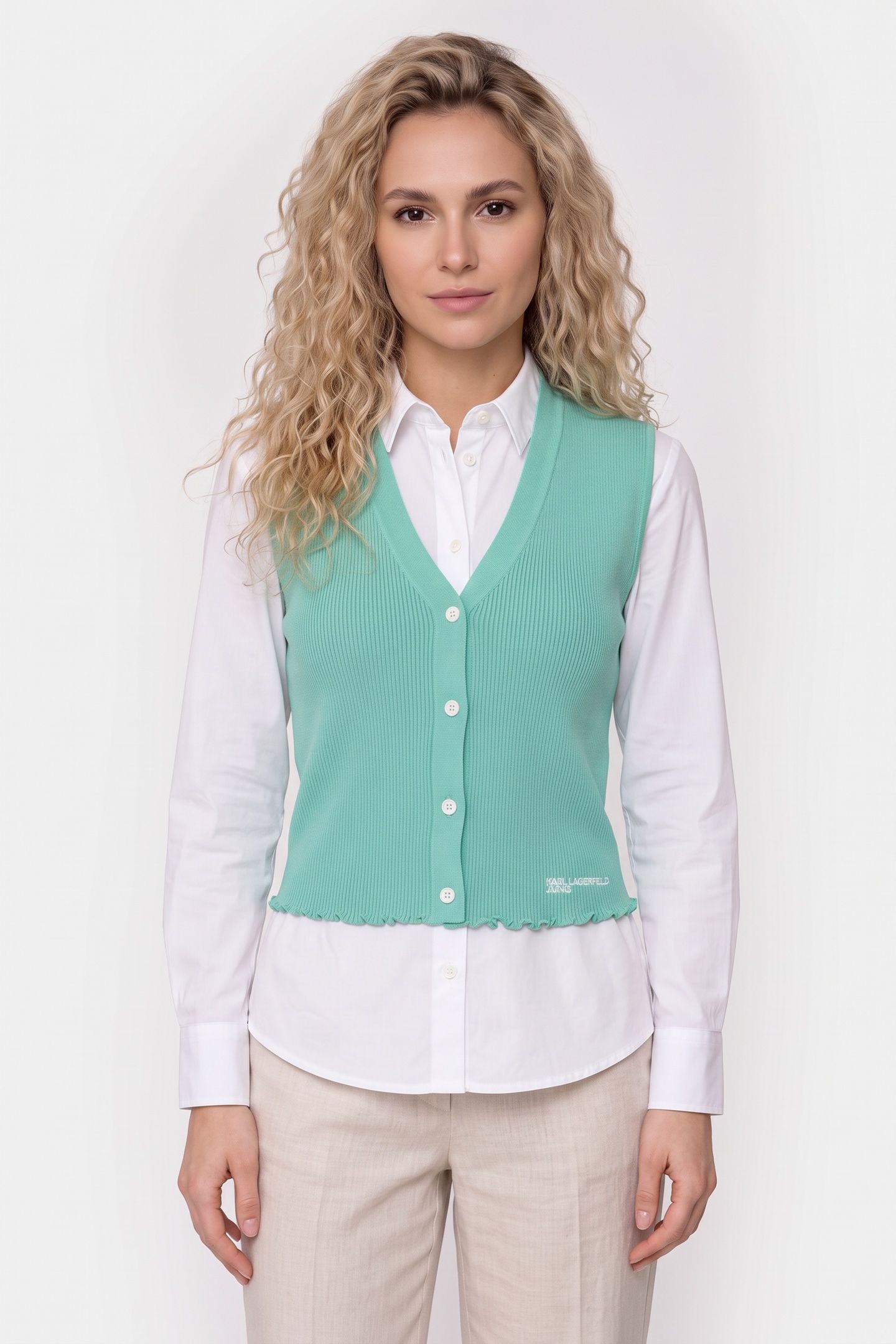 KLJ LIGHT KNIT TOP WASABI 3