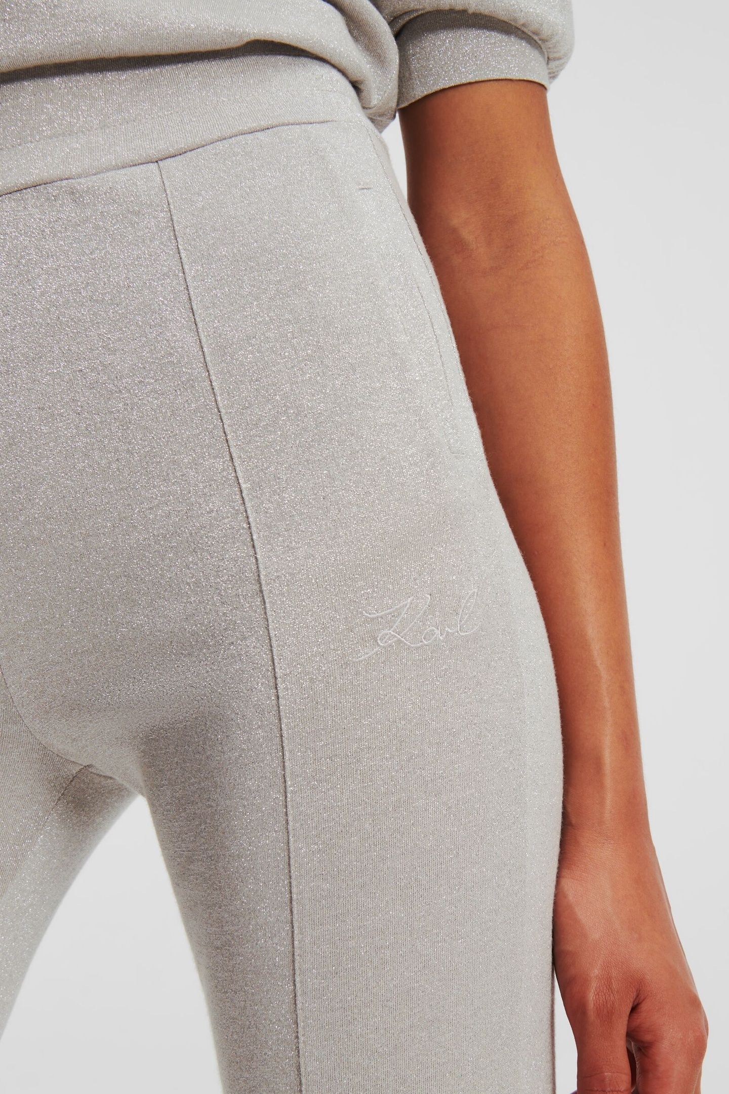 FASHION LUREX SWEATPANTS SILVER 8