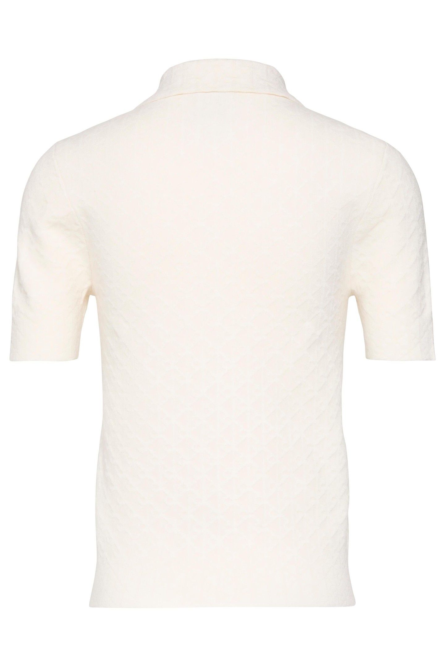 AOP TEXTURED SS TOP WHITE GREIGE COMBO 2
