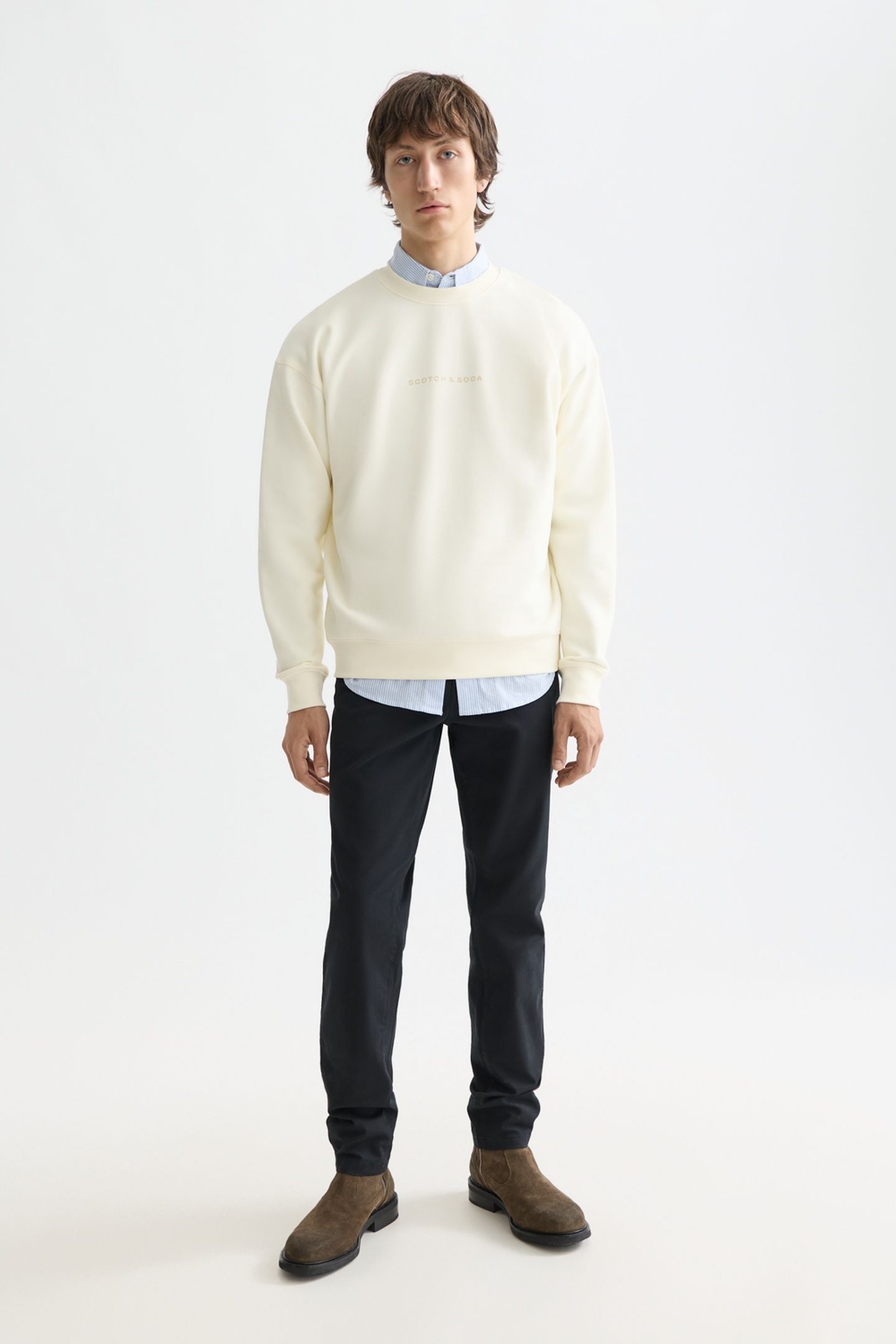 MOTT COTTON-BLEND TWILL CHINO BLACK 3