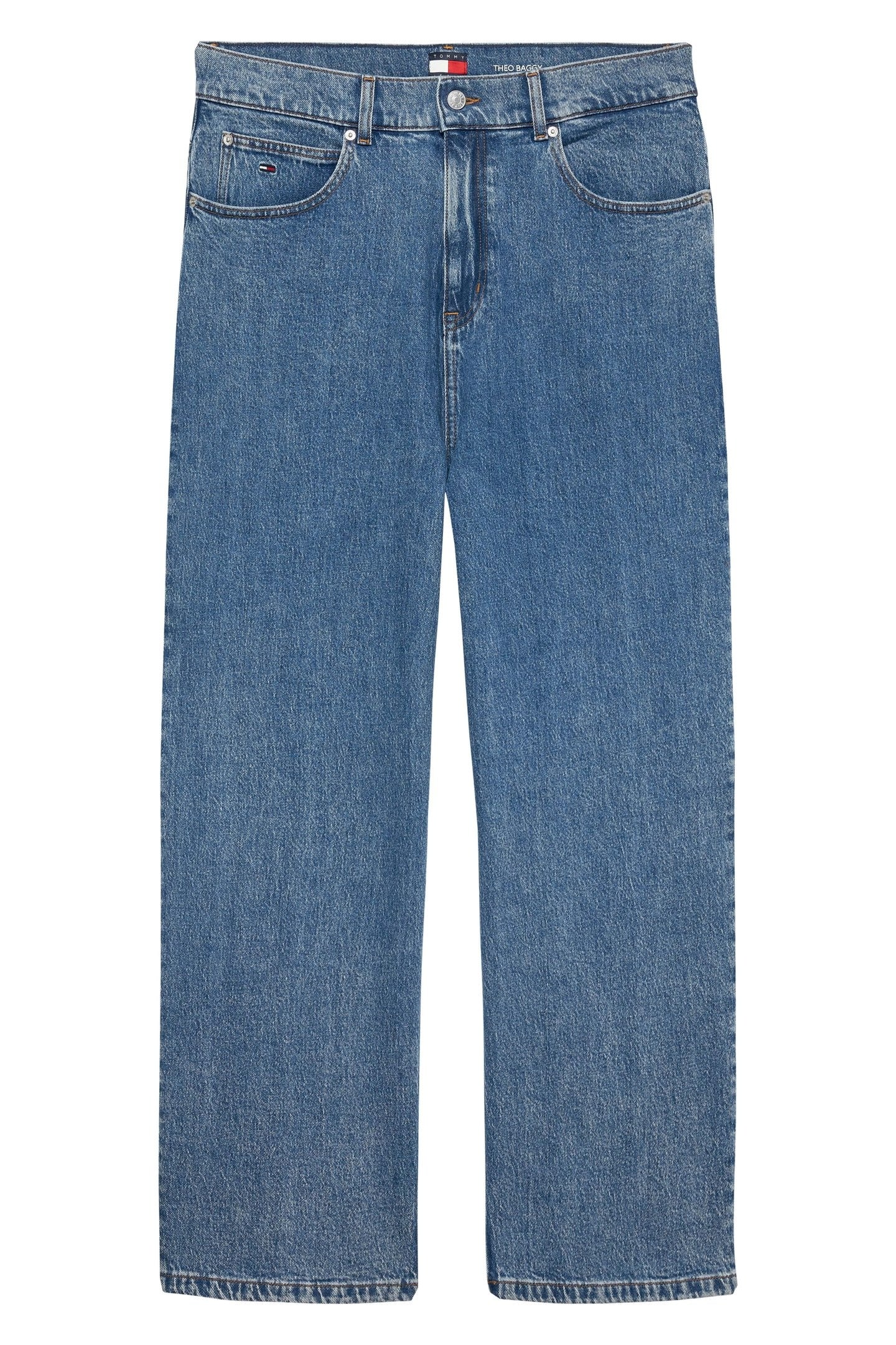 THEO BAGGY TURN UP DENIM MEDIUM 1