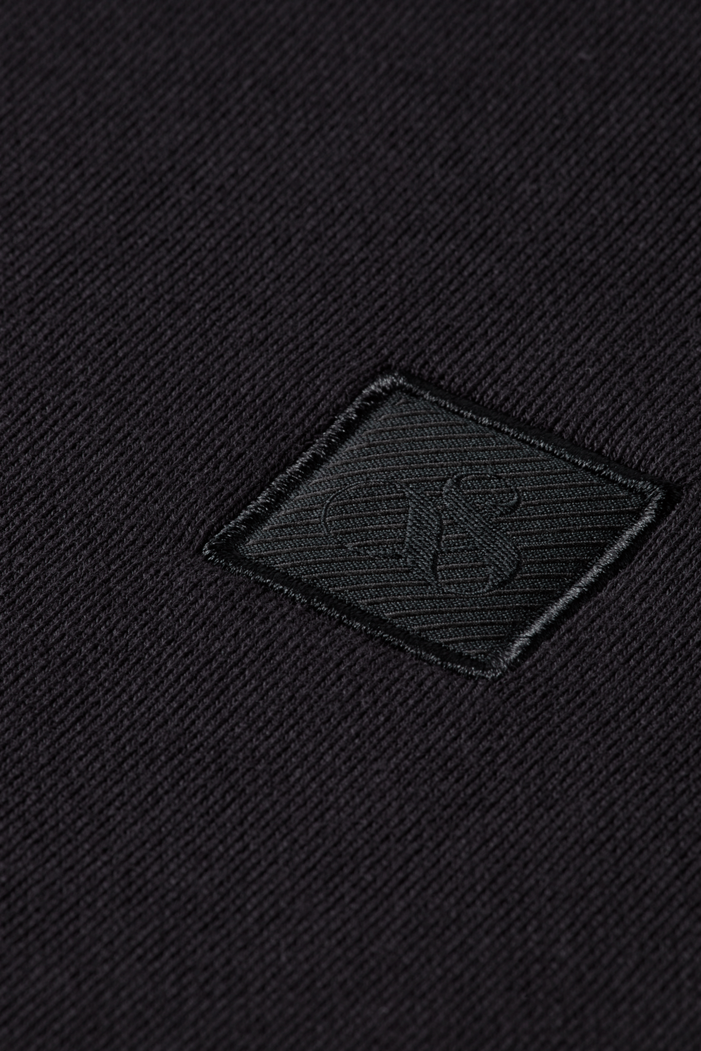 LOGO BADGE REGULAR-FIT SWEATSHIRT BLACK 7