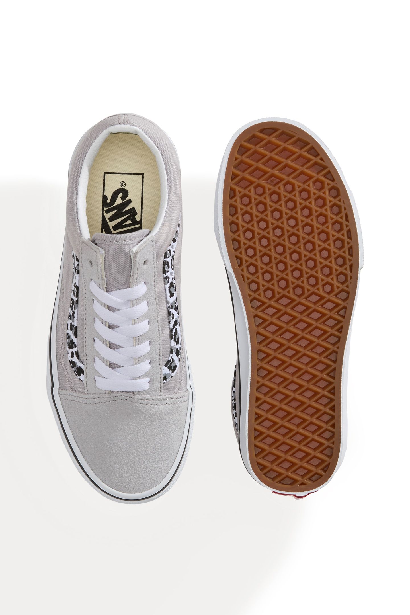 JUNIOR OLD SKOOL LEOPARD LIGHT GRAY 5