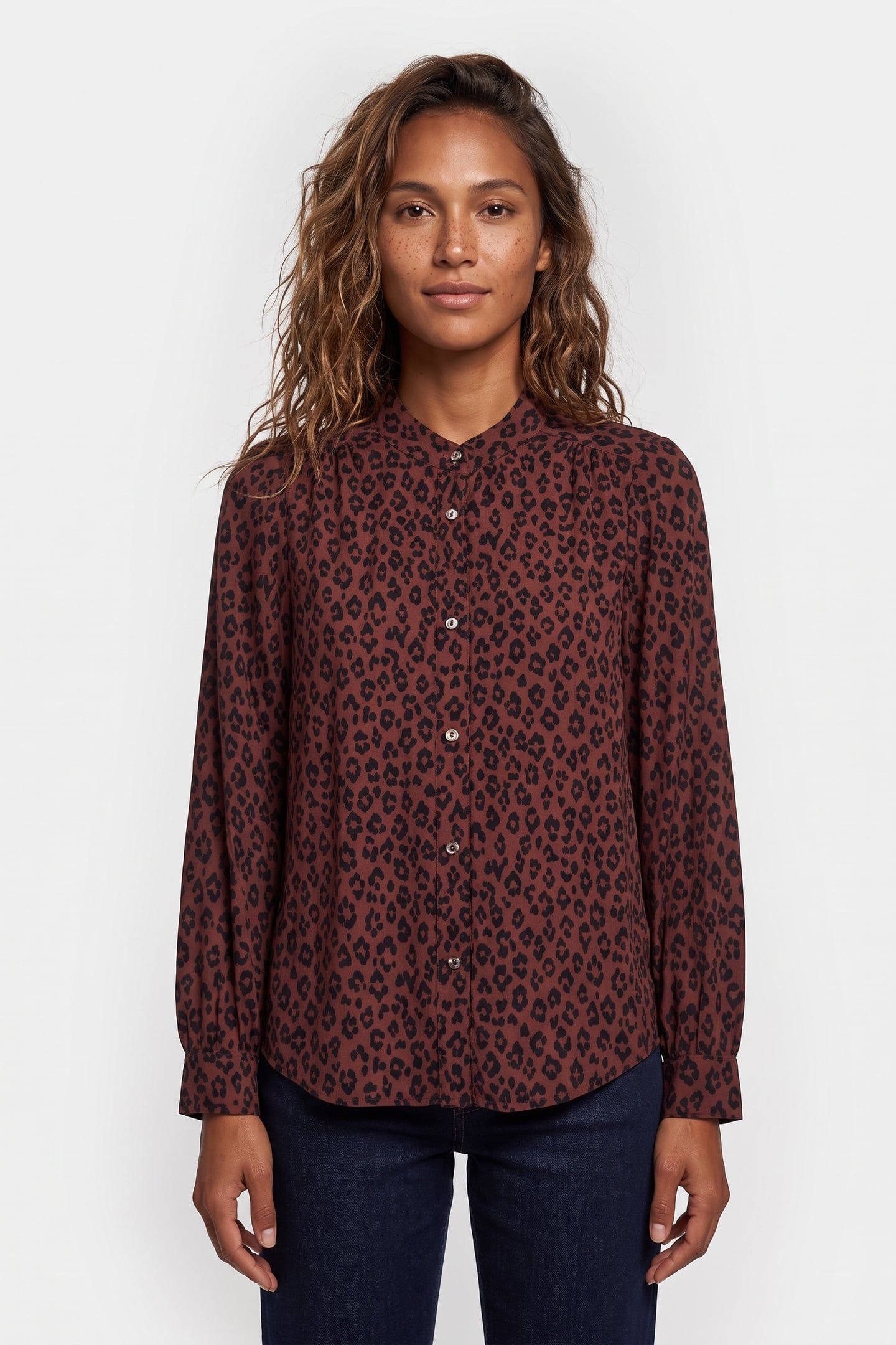 BLOUSE ALICE MAROON 1