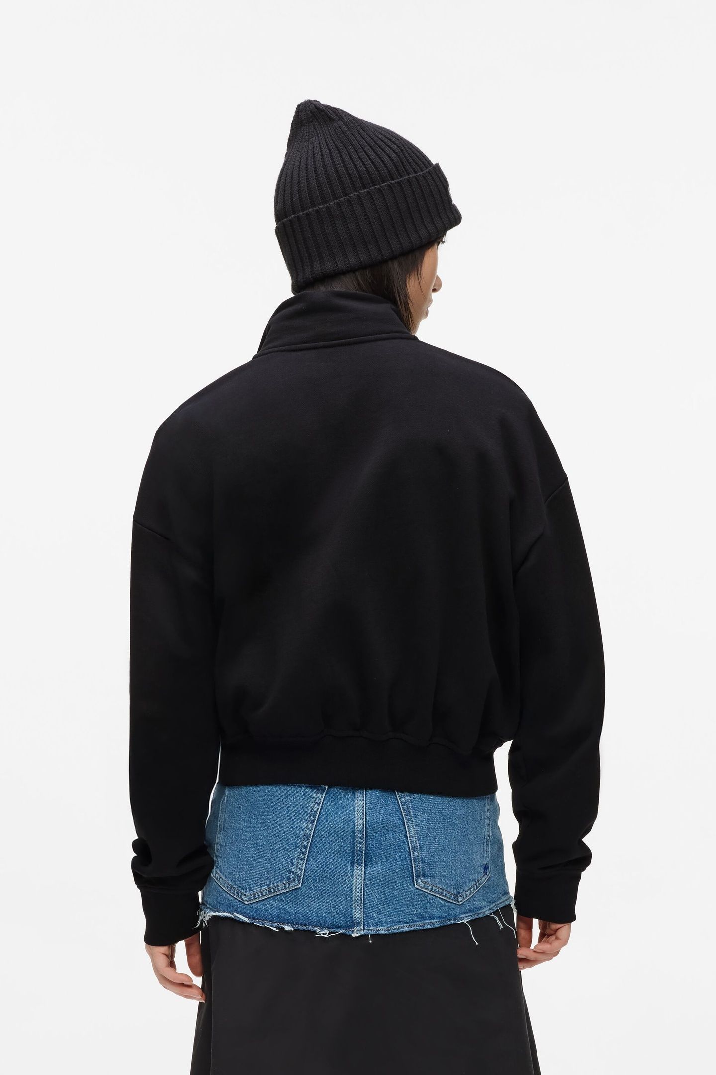 KLJ HALF ZIP SWEAT BLACK 3