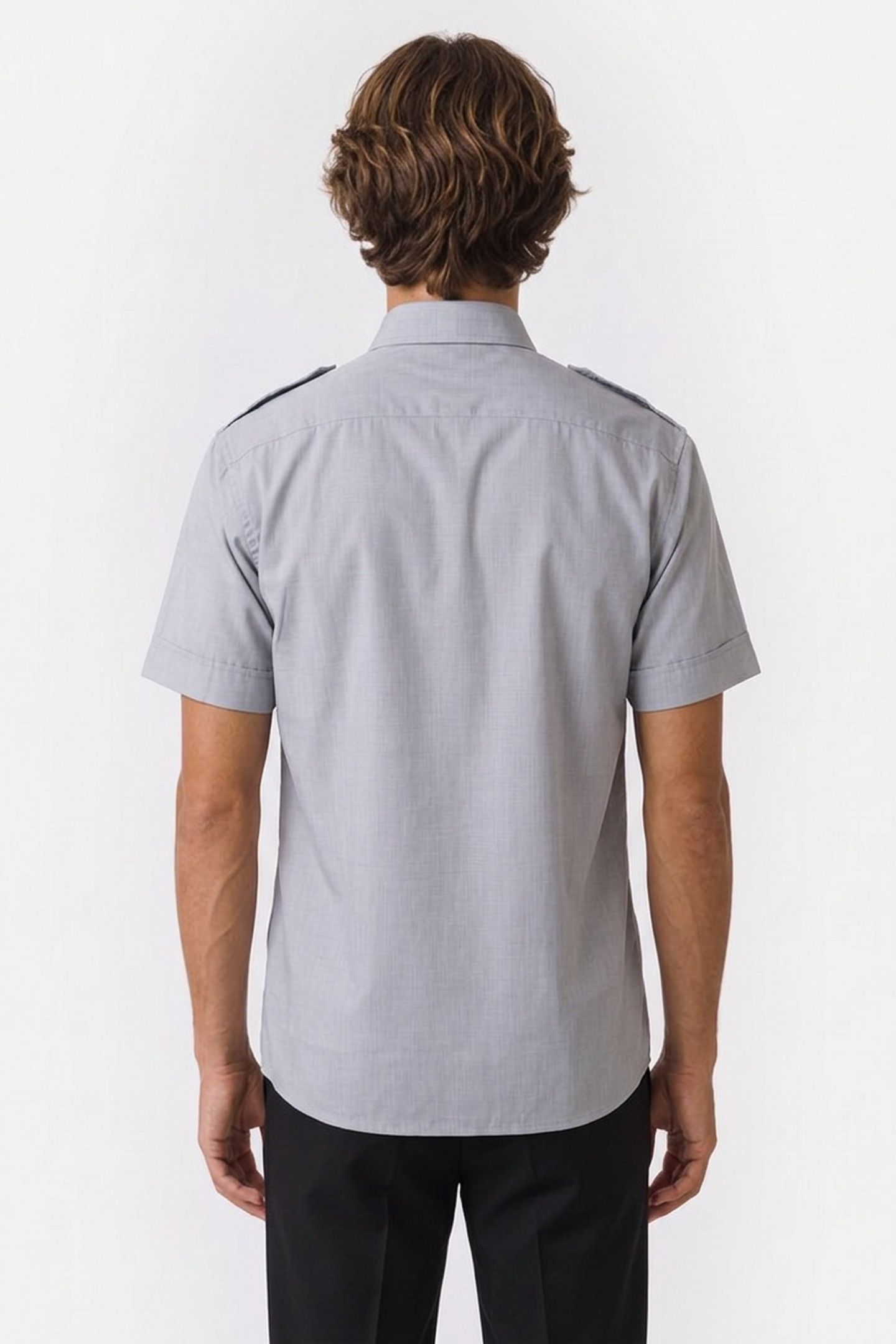 UNISEX POLICEMAN SHIRT LIGHT GREY 4