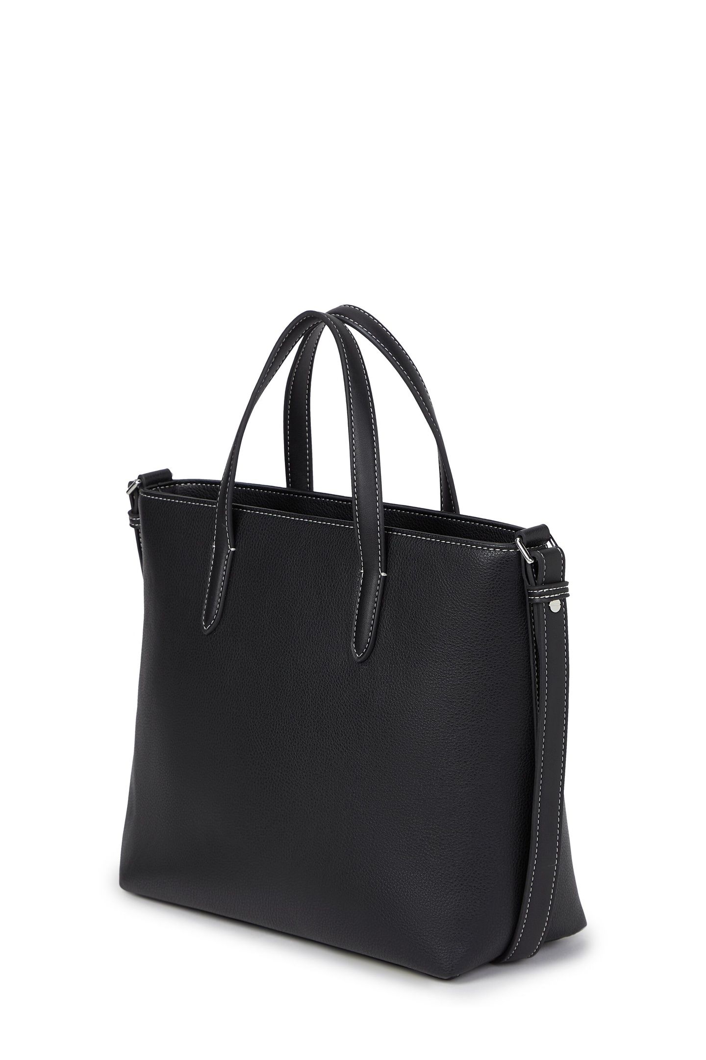 KLJ METAL LOGO MINI TOTE BLACK 3