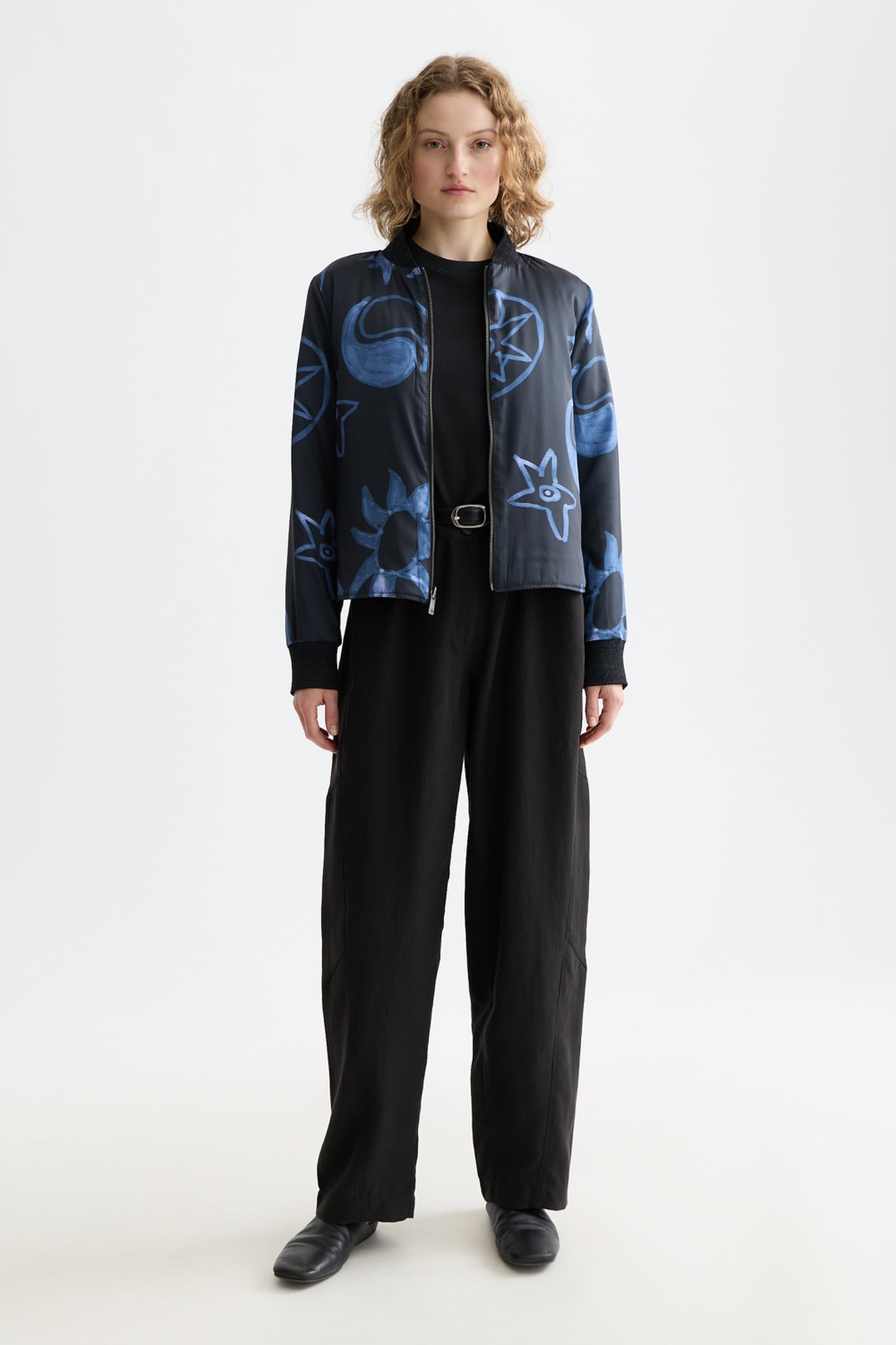QUILTED REVERSIBLE BOMBER JACKET METEORITE 3