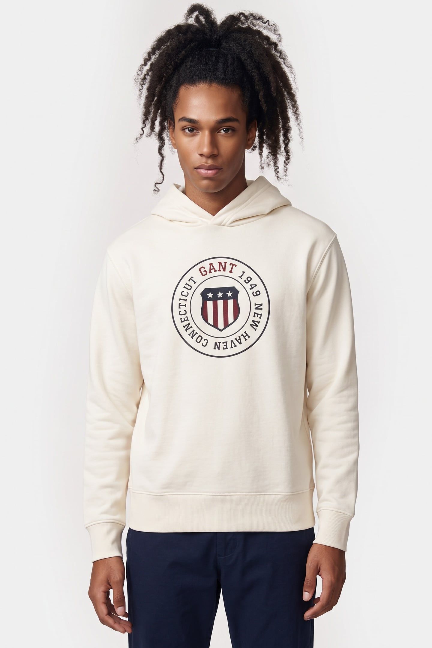 GRAPHIC HOODIE CREAM 1