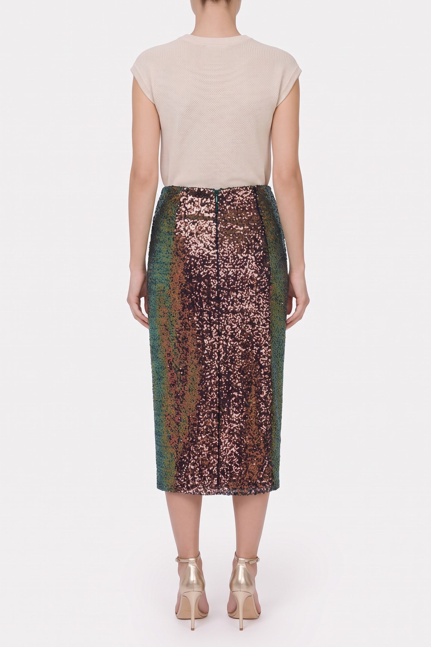 SEQUIN EVENING SKIRT MULTI SEQUIN 4