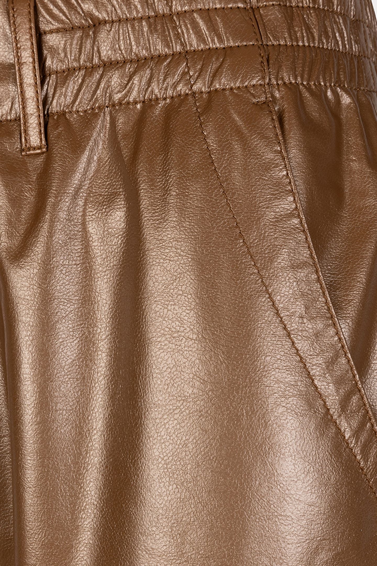TROUSERS METALLIC PU BRONZE METALLIC 8