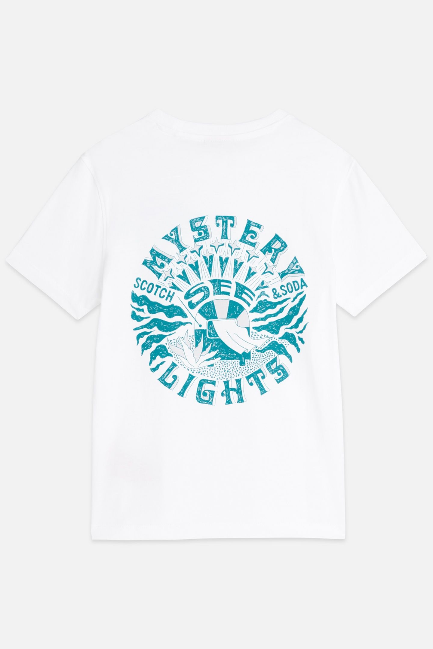 BOYS FRONT AND BACK REGULARFIT TSHIRT WHITE/PASTEL 2