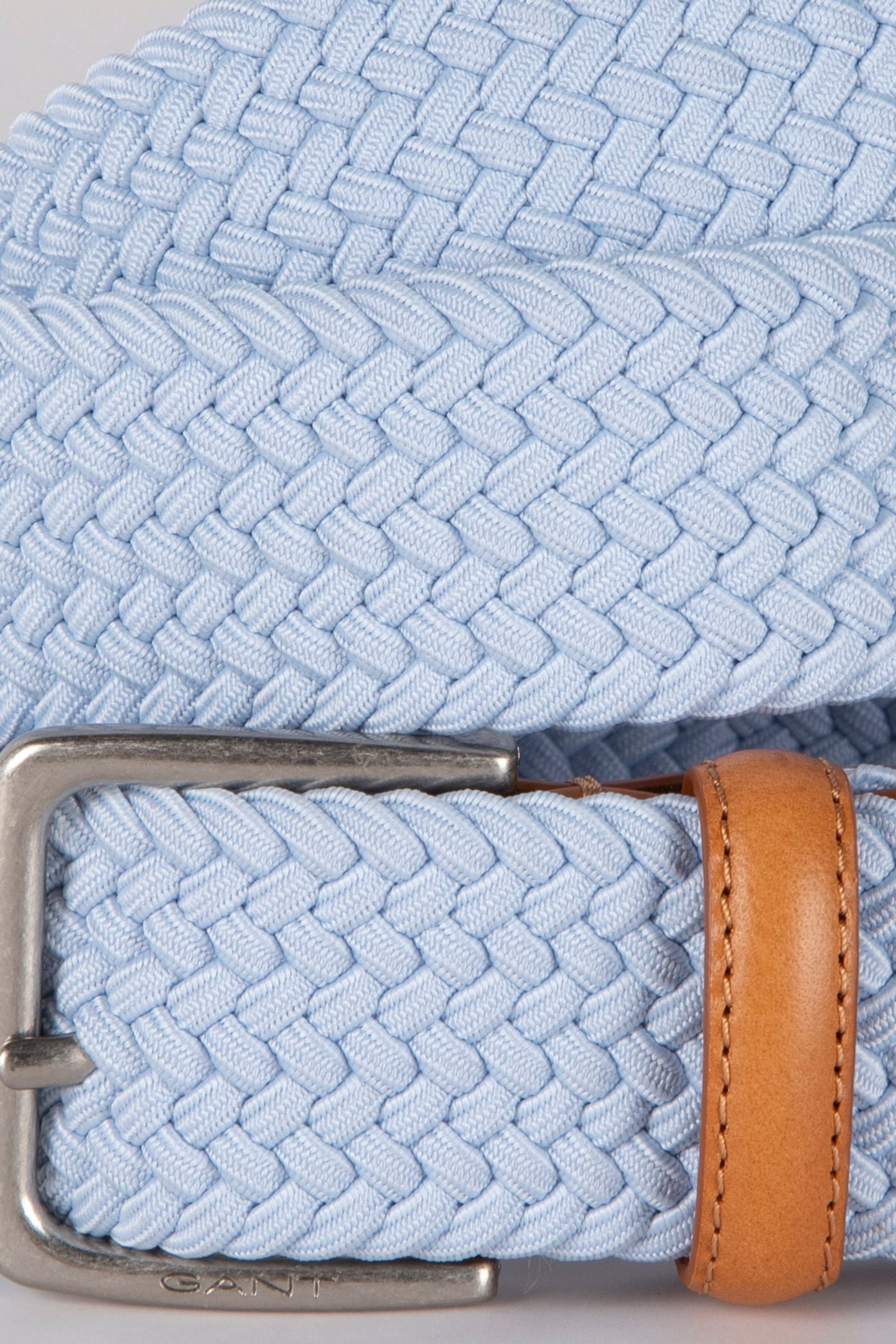 BRAIDED ELASTIC BELT MUTED BLUE 4