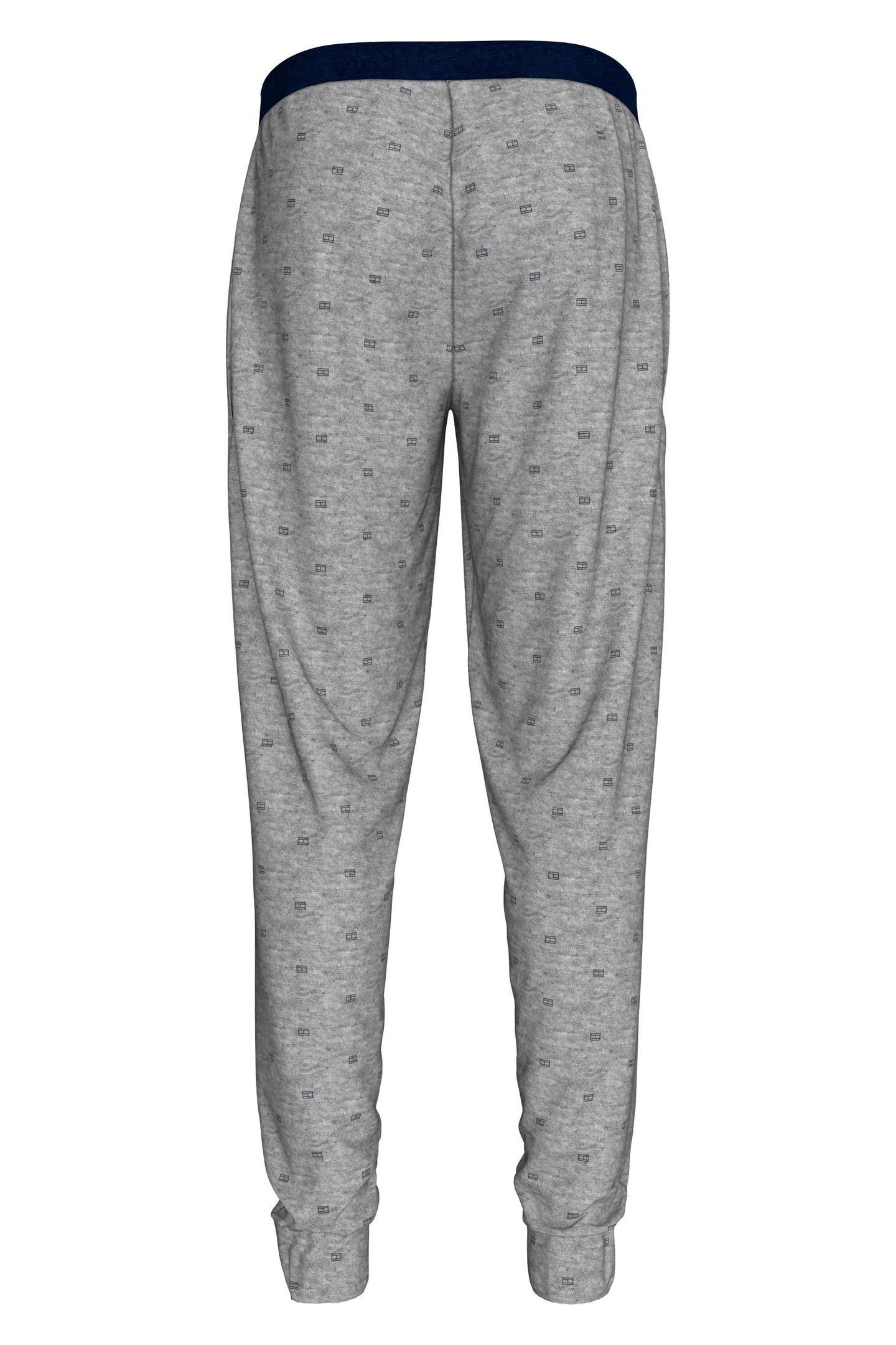 JERSEY PJ PANT CUFFED OUTLINE FLAG GREY HT 3