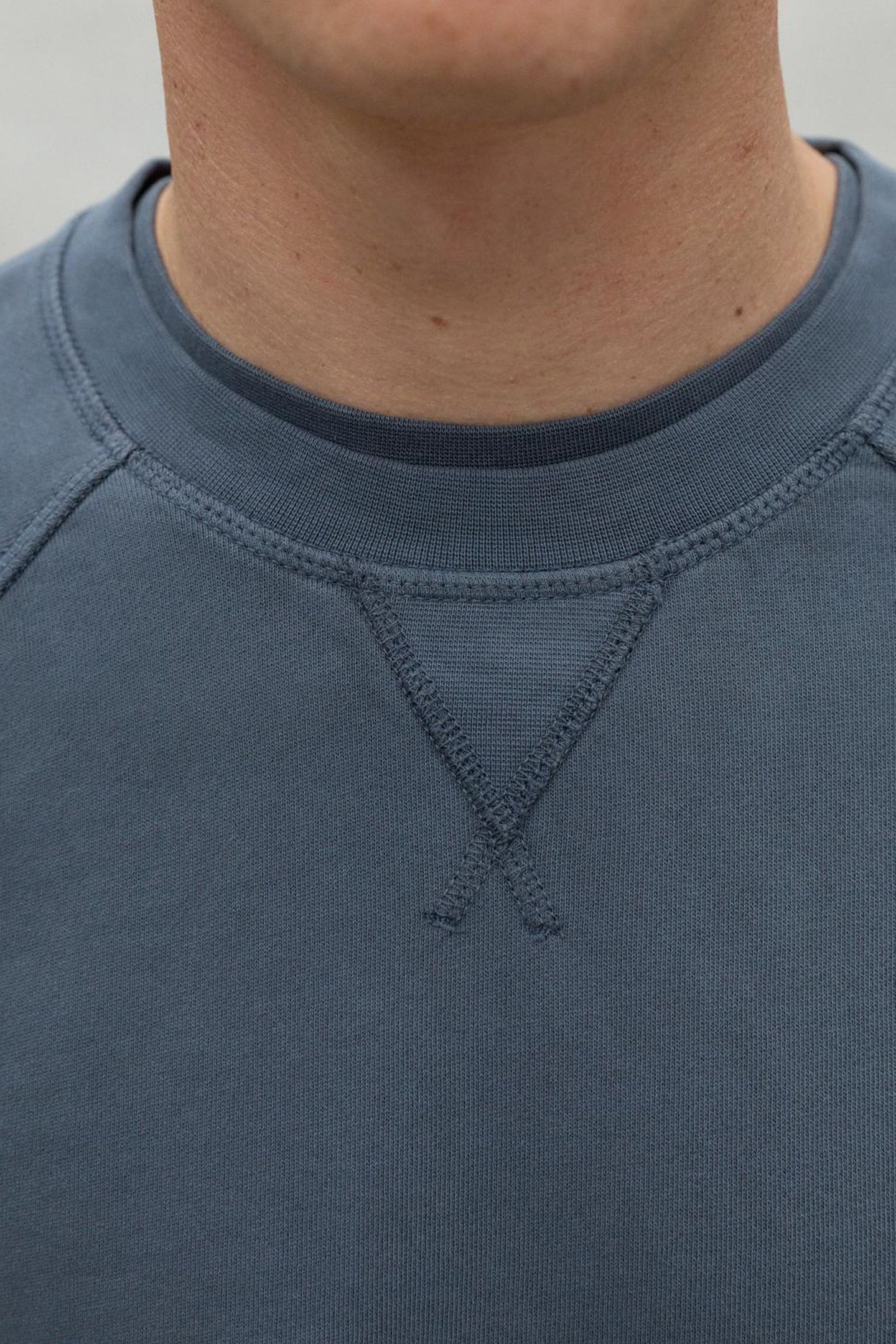 BERJAALF SWEATSHIRT STEEL BLUE 4