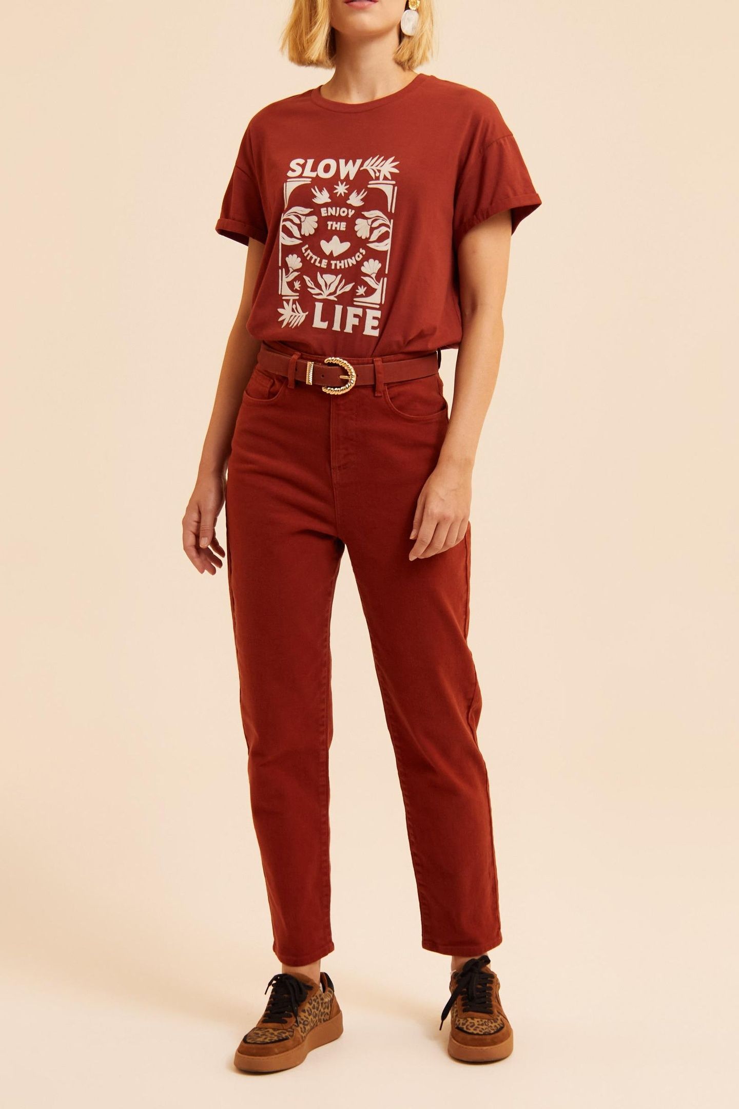 BROWN BOYFRIEND JEANS ELISE 3