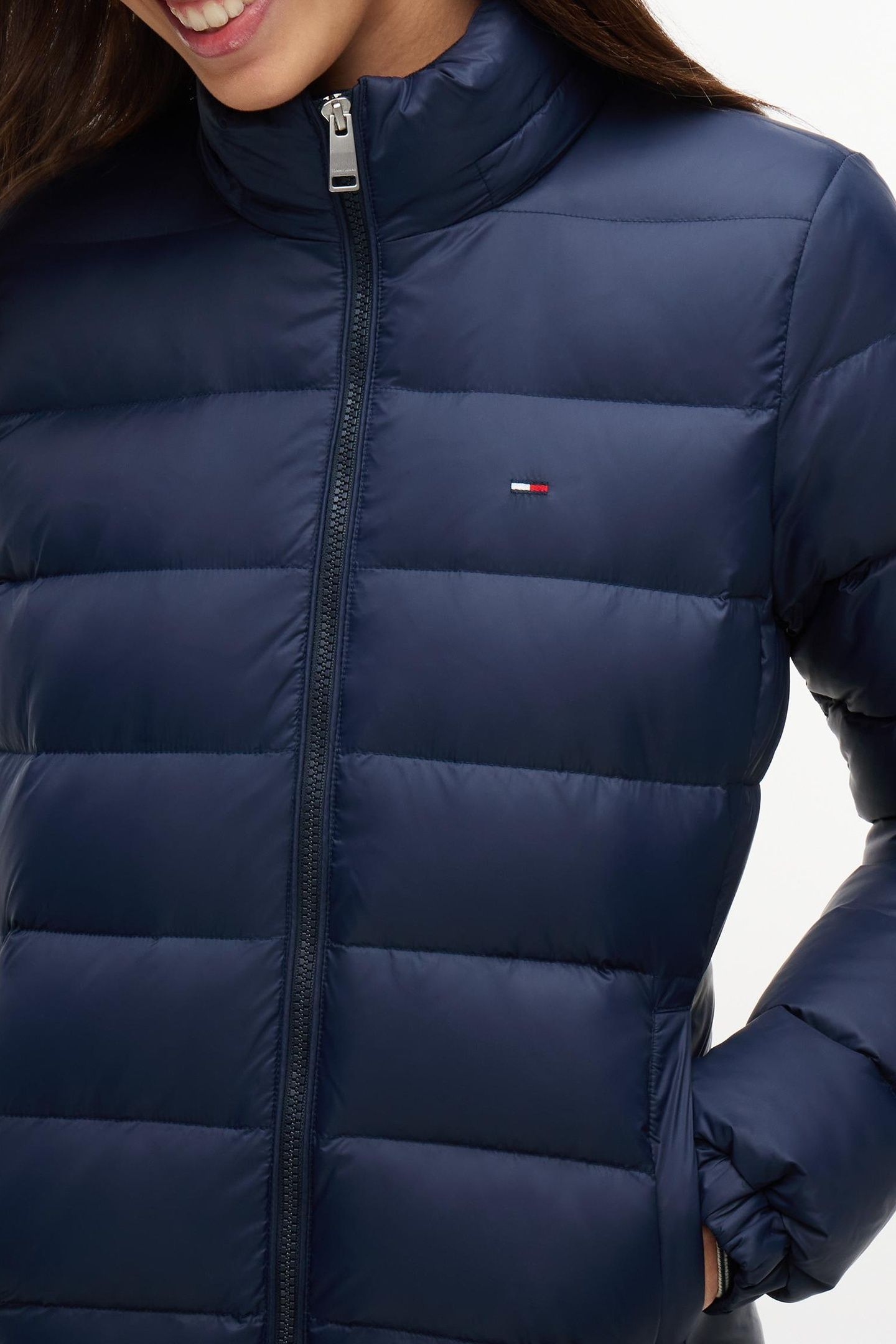 ESSENTIAL HOODED COAT BLUE 6
