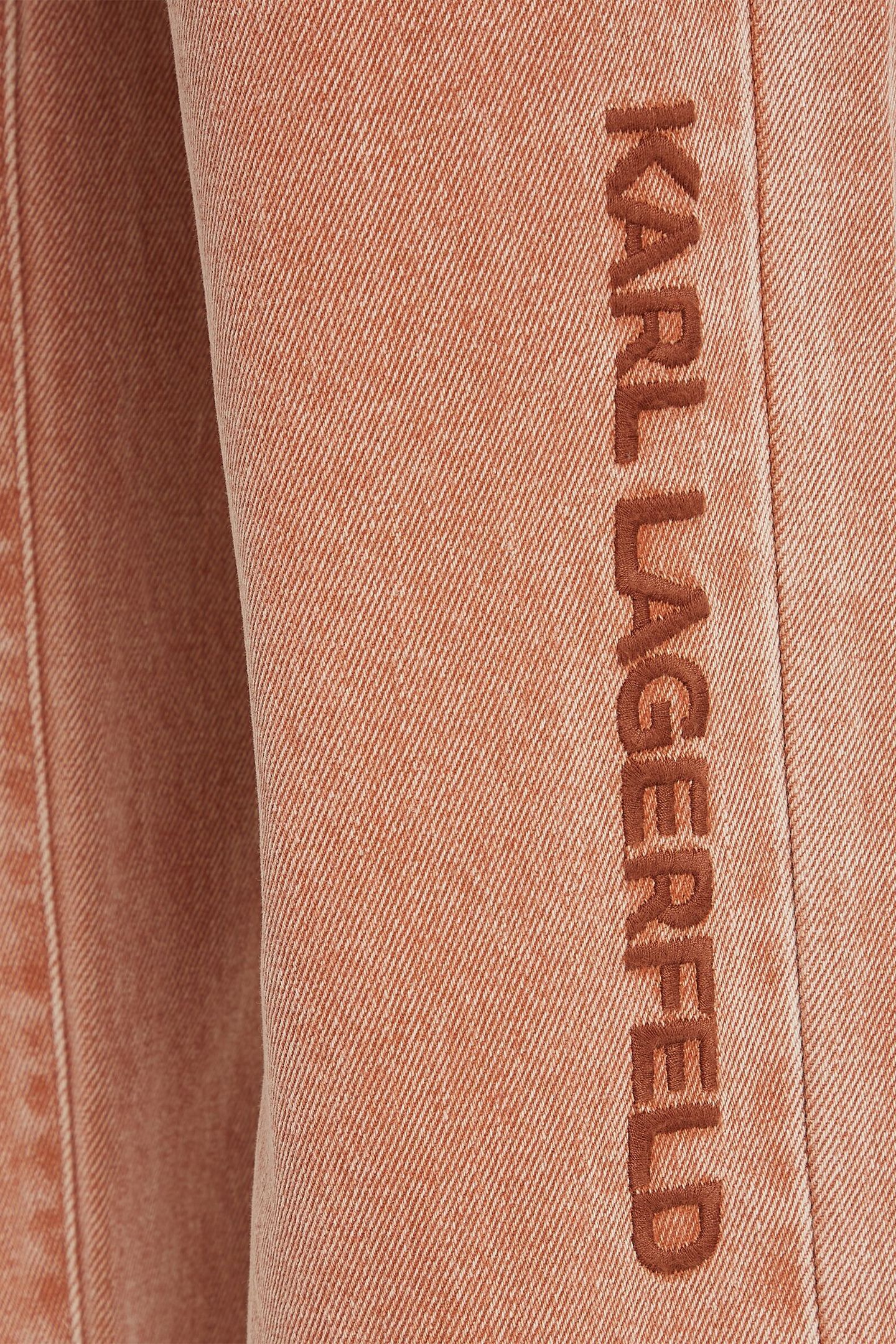CLAY DYED STRAIGHT LEG DENIMS TERRACOTTA DENIM 3