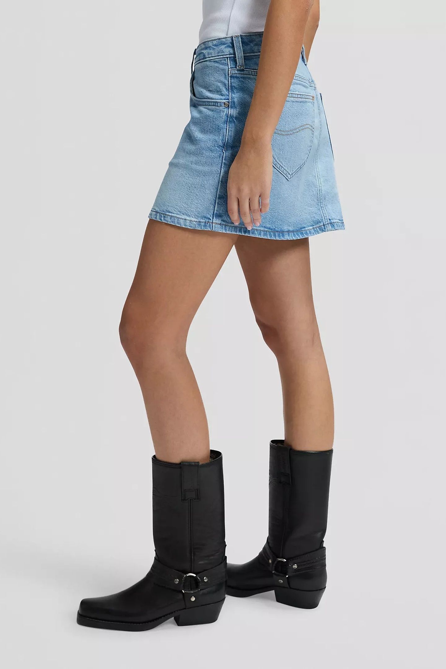 MINI SKIRT ASTER BLUE REGULAR DENIM BLUE 4