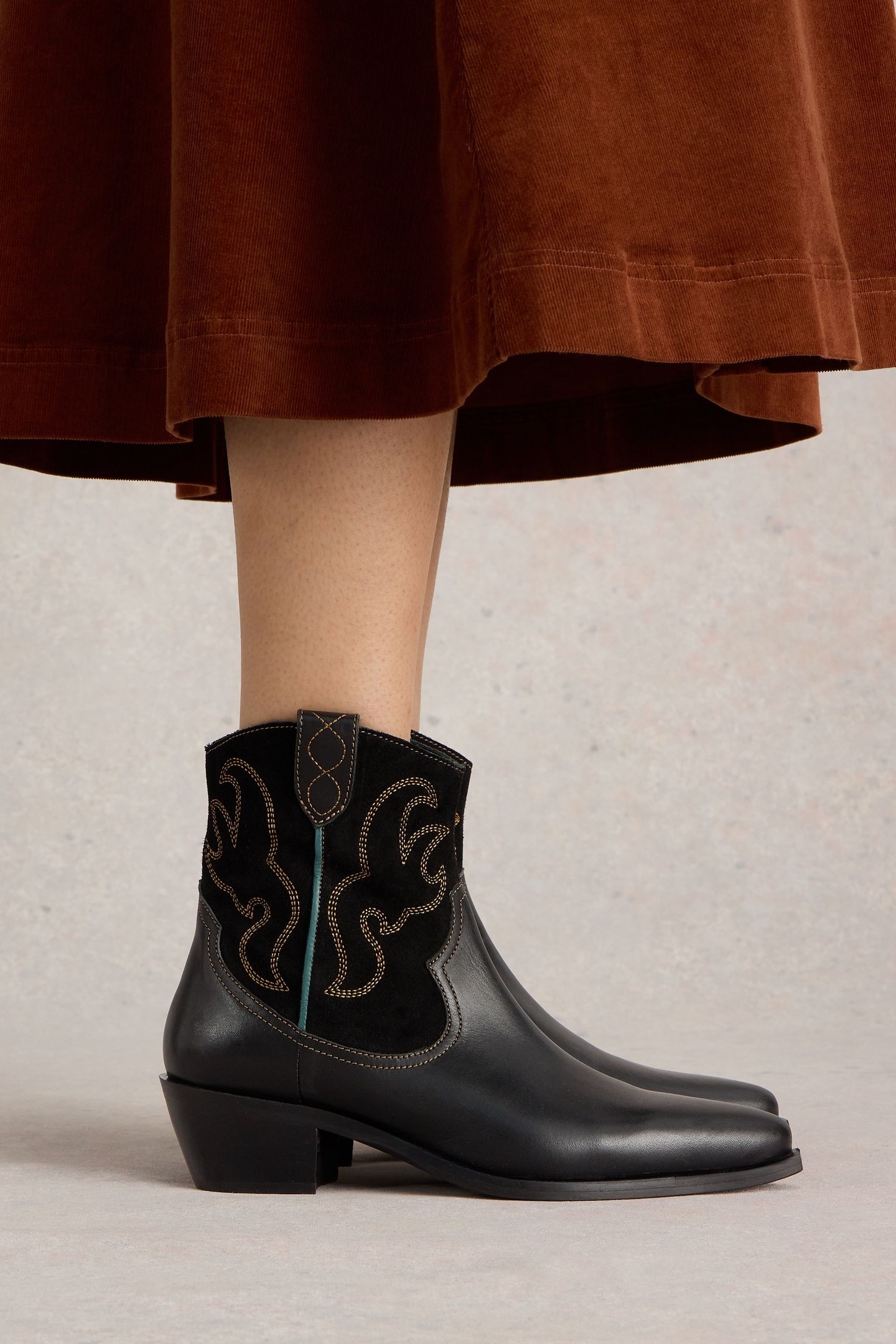 BEAU WESTERN BOOT PURE BLK 2