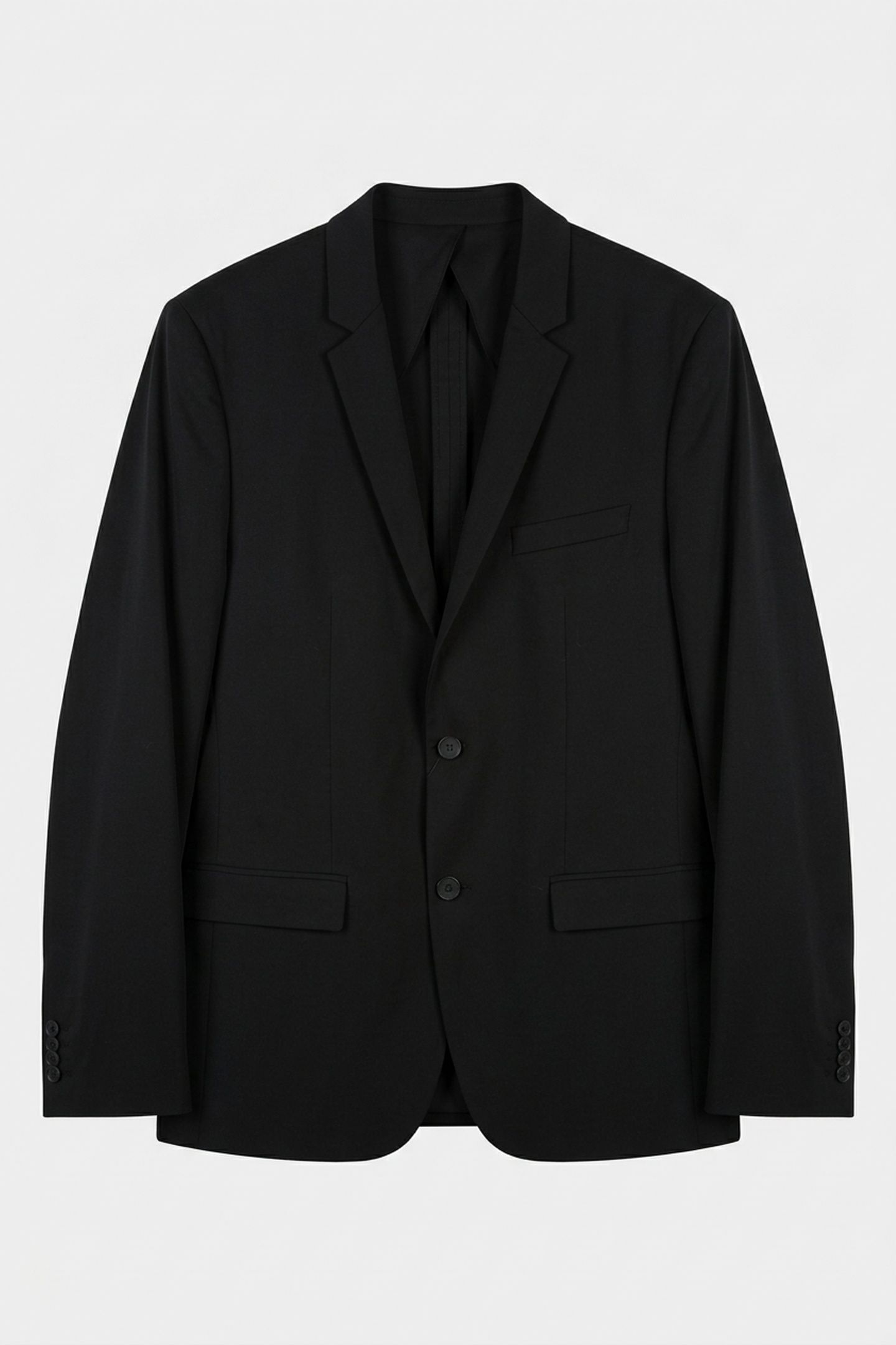 TRAVEL GABARDINE SLIM BLAZER BLACK 3