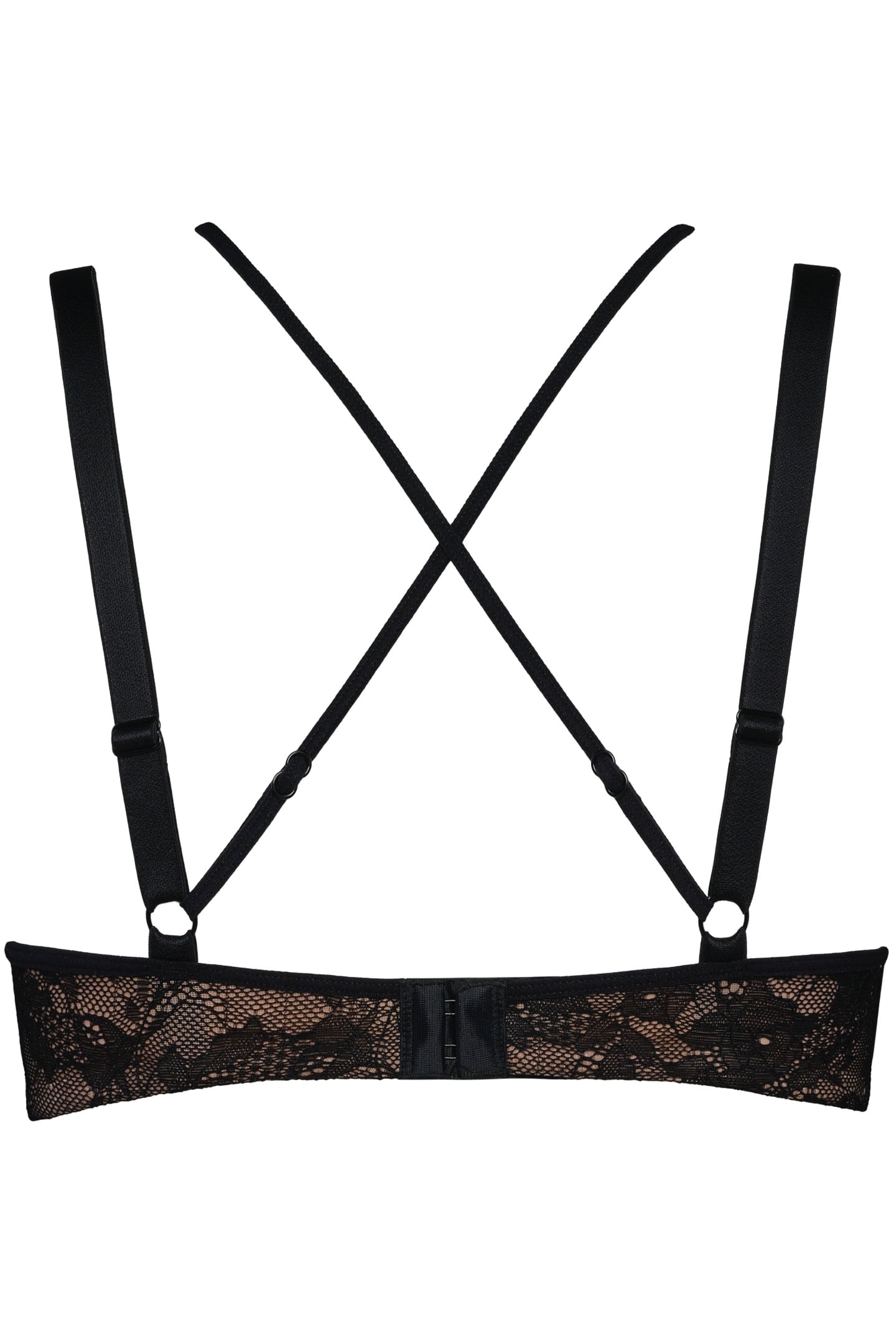 QUEEN OF WANDS BLACK AND SAND DEMI BRA 4