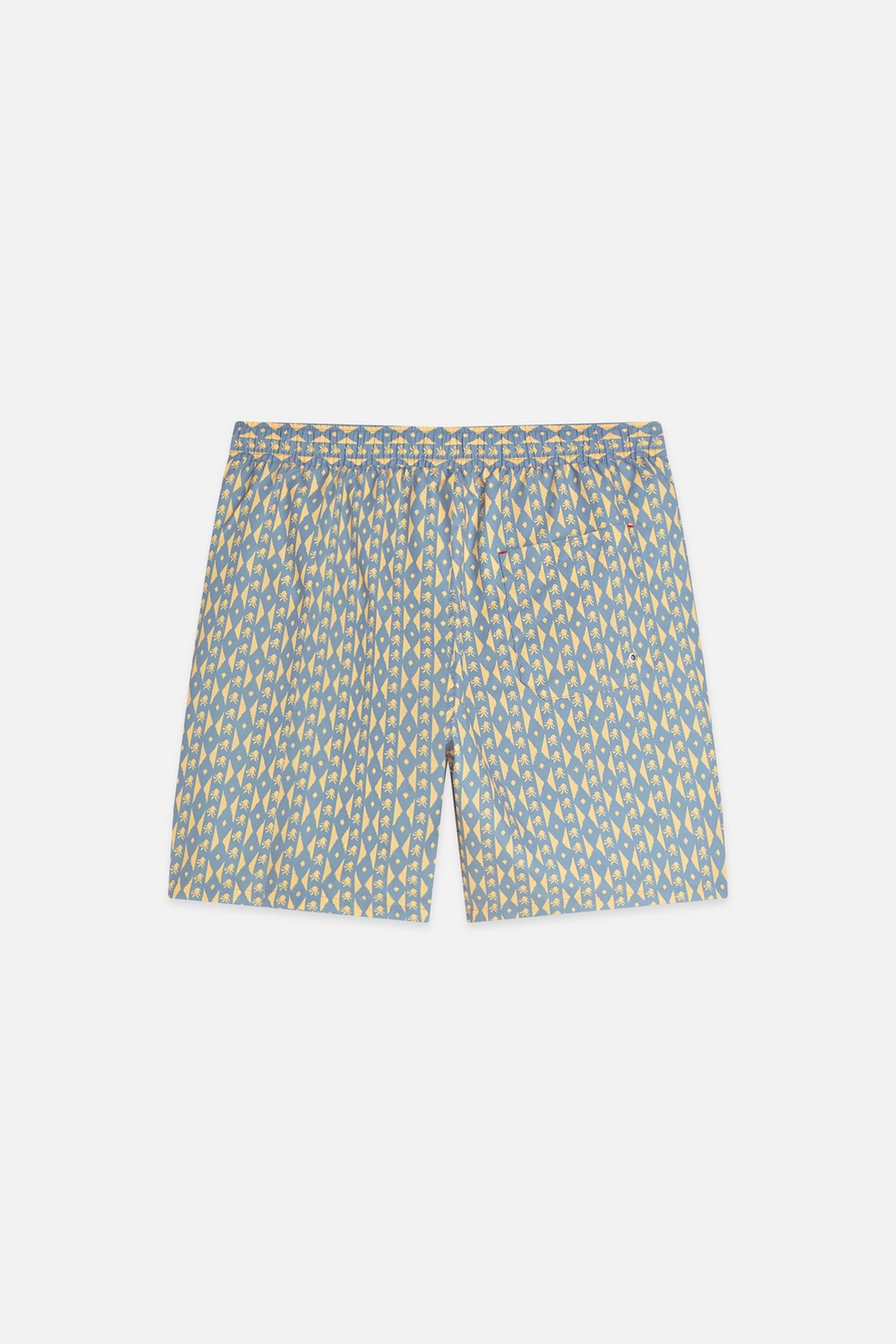 PRINTED MIDLENGTH SWIM SHORTS MEDIUM BLUE 4