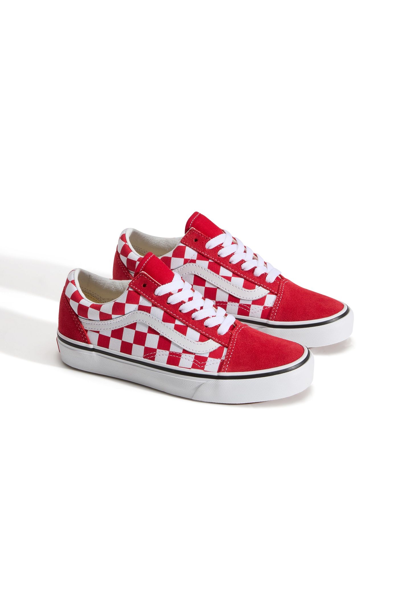 JUNIOR OLD SKOOL COLOR THEORY CHECKERBOARD RACING RED 3