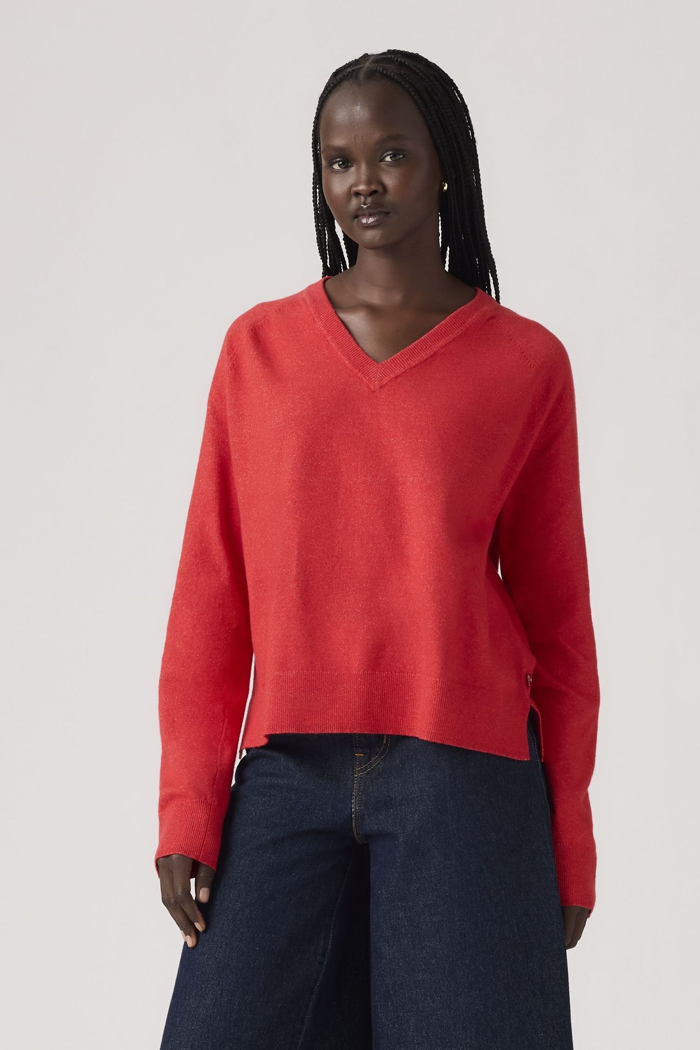 SUPERSOFT V-NECK PULLOVER SWEATER 2